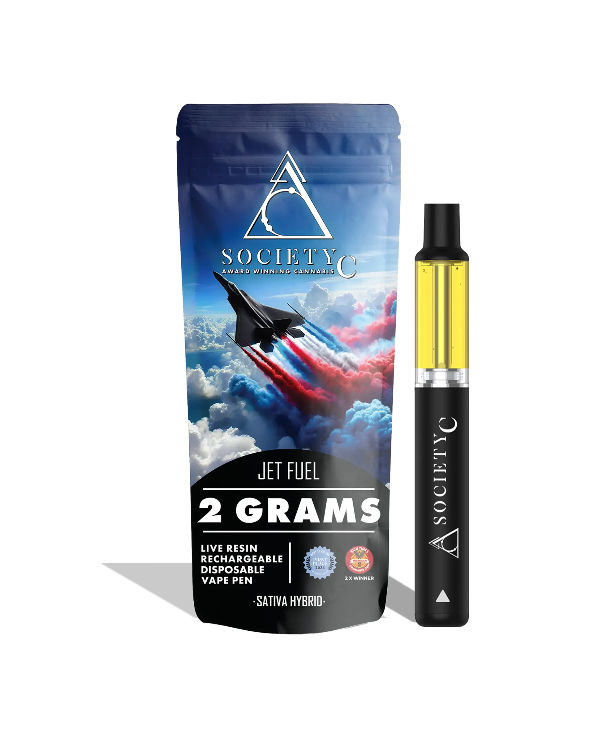 Jet Fuel Live Resin Disposable Cart 2g