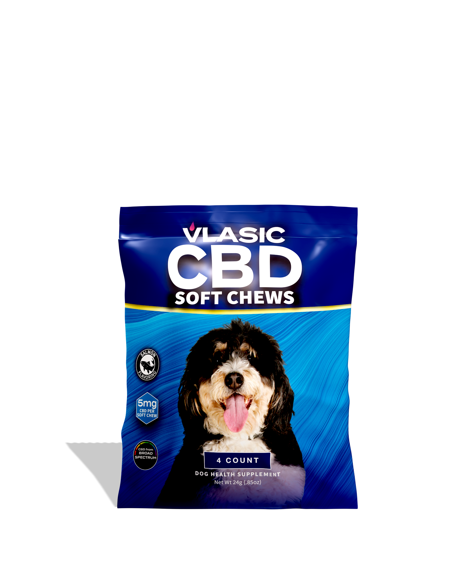 Salmon CBD Dog Chews 4-pack, 1 of 1