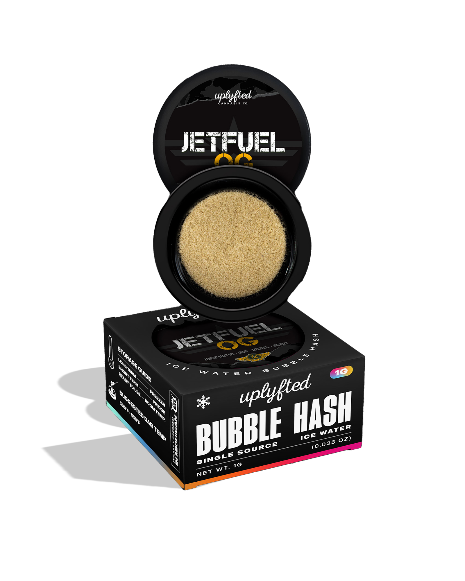 Jet Fuel OG Bubble Hash 1g, 1 of 1