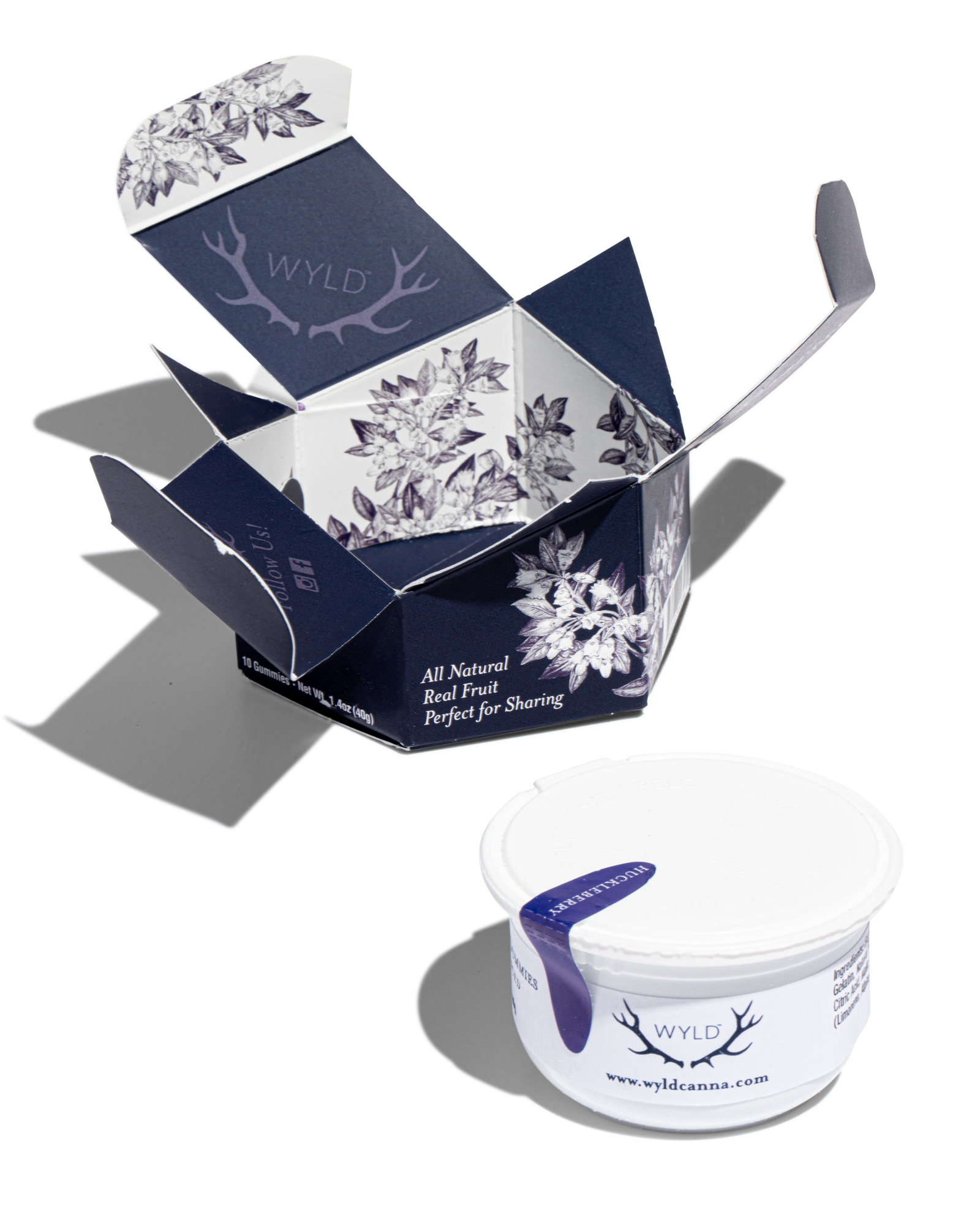 Huckleberry Gummies 10x10mg, 3 of 4