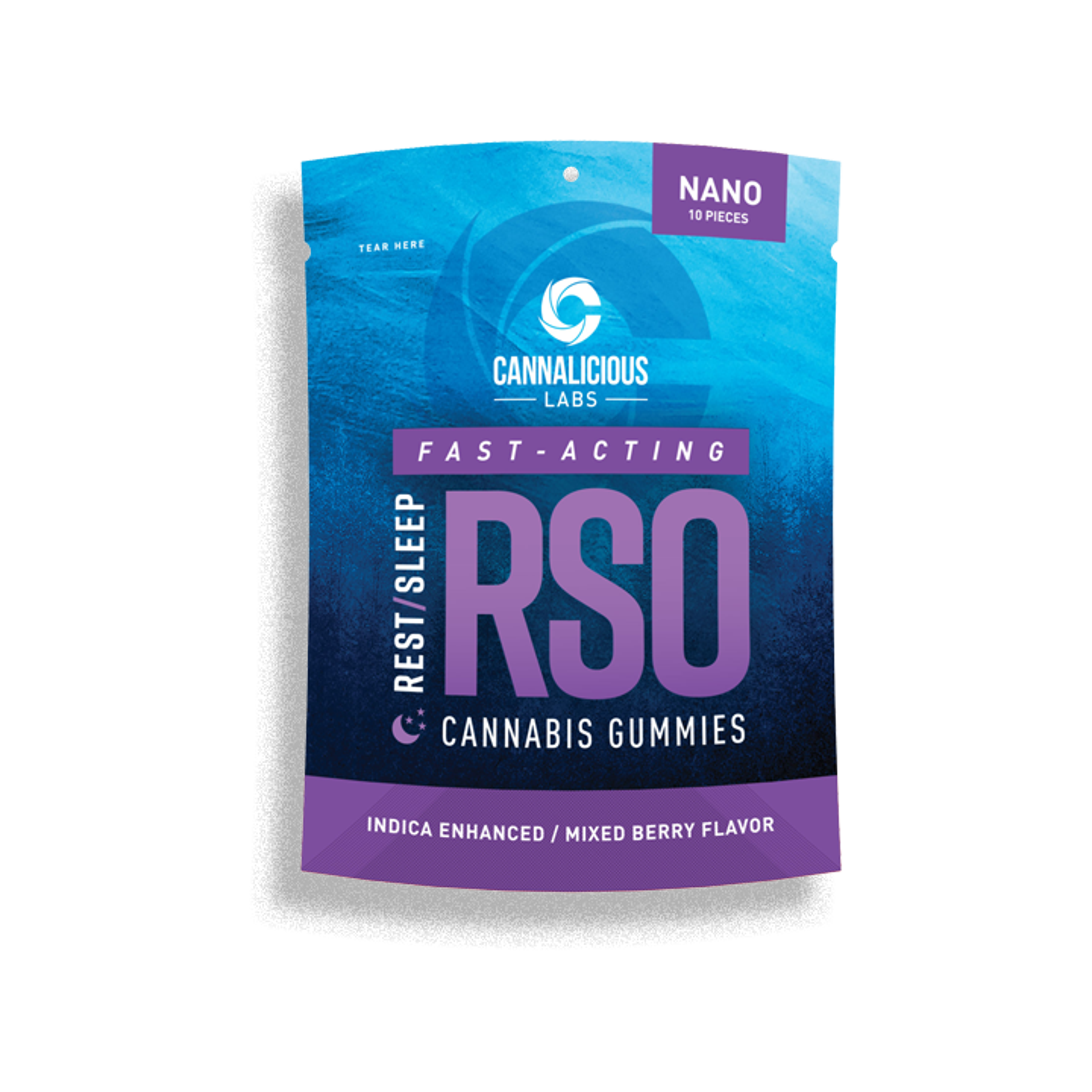 Mixed Berry Rest Rso Gummies 10x10mg, 0 of 1