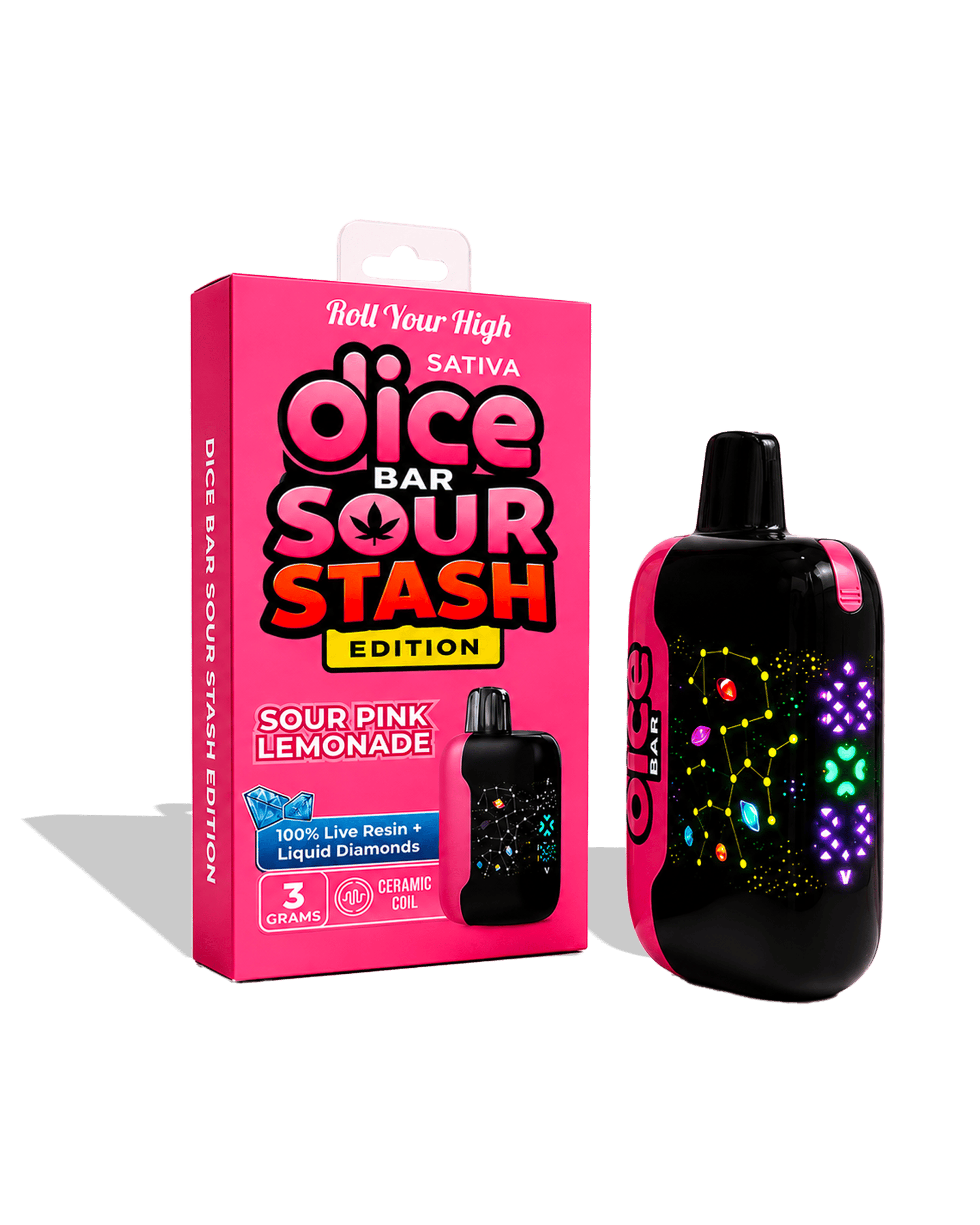 Sour Pink Lemonade Live Resin Disposable Cart 3g