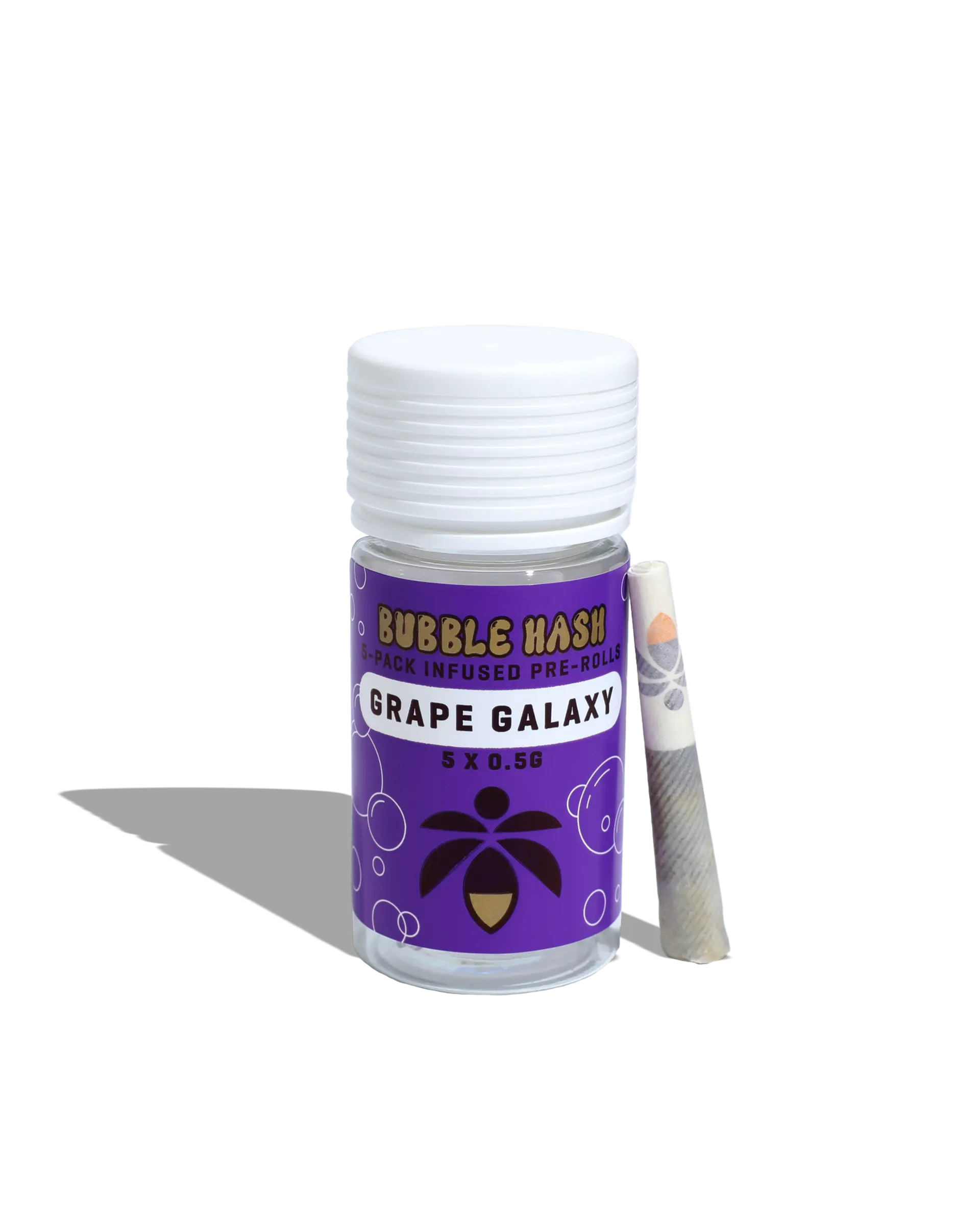 Grape Galaxy Bubble Hash Infused Preroll 5-pack