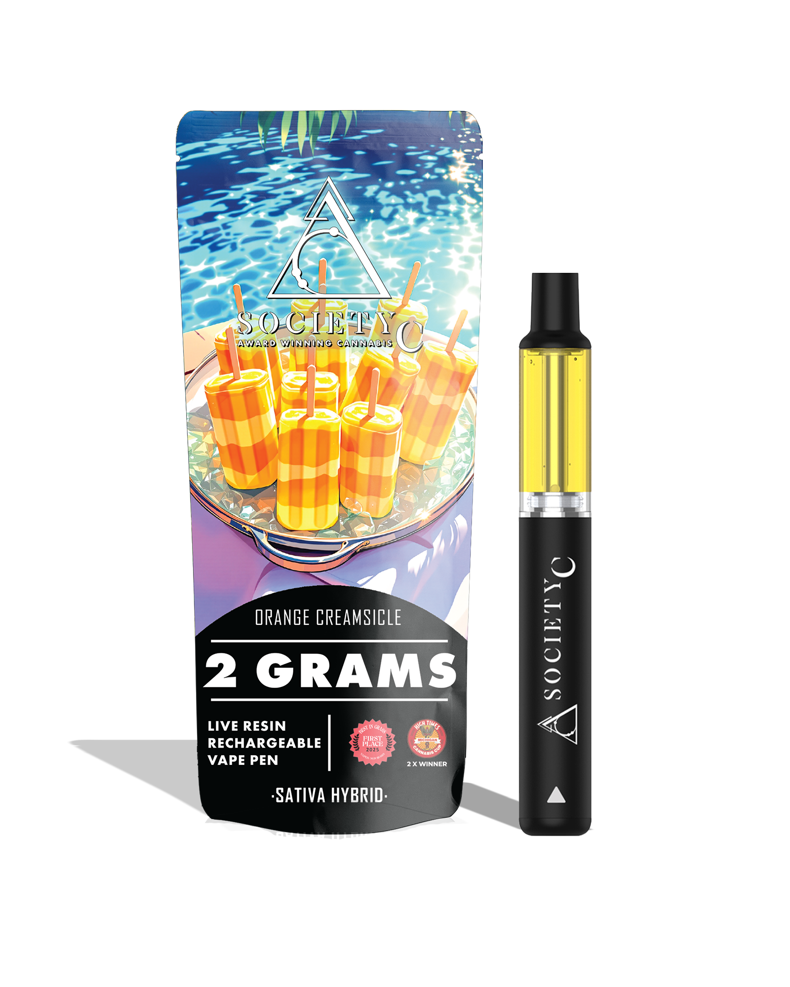 Orange Creamsicle Live Resin Disposable Cart 2g, 1 of 1
