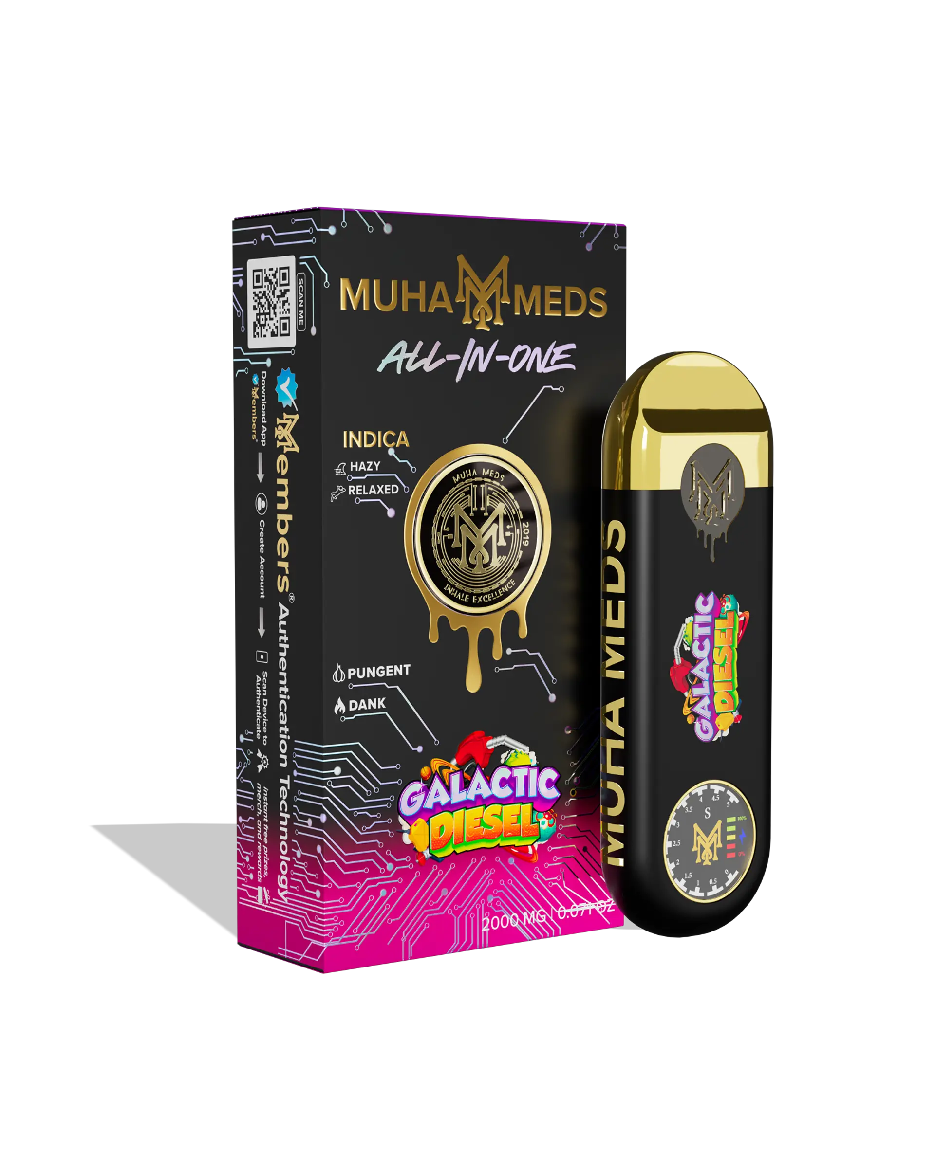 Galactic Diesel Disposable Cart 2g