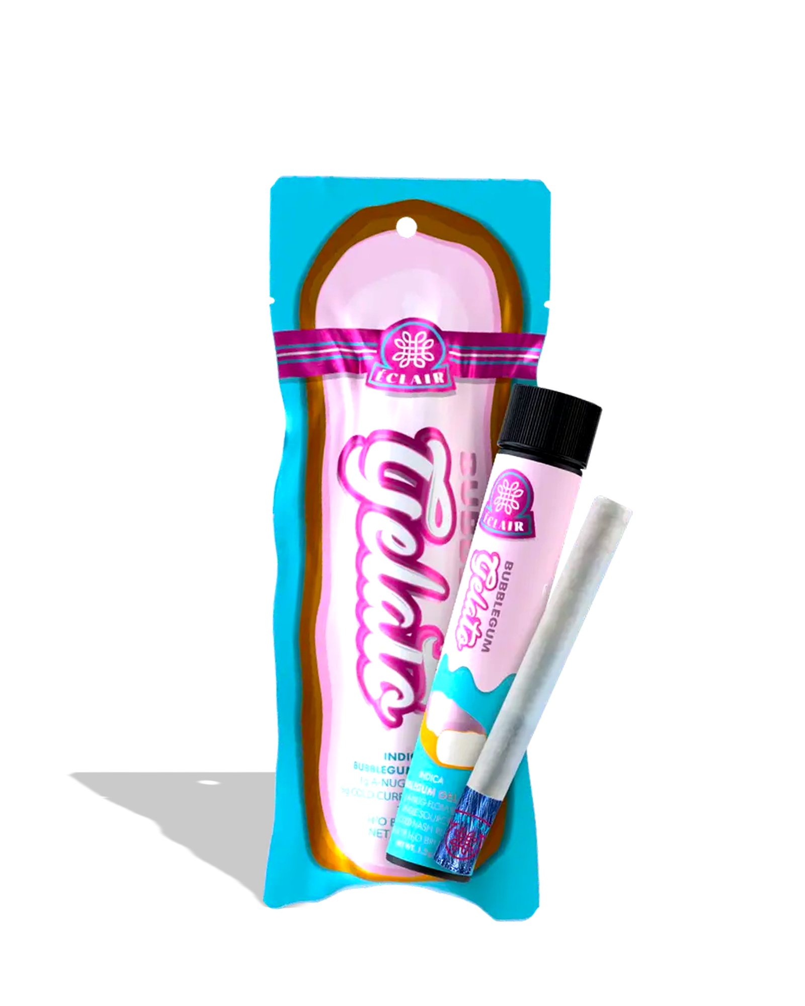 Bubblegum Gelato Eclair Hash Rosin Infused Preroll 1.5g, 1 of 1