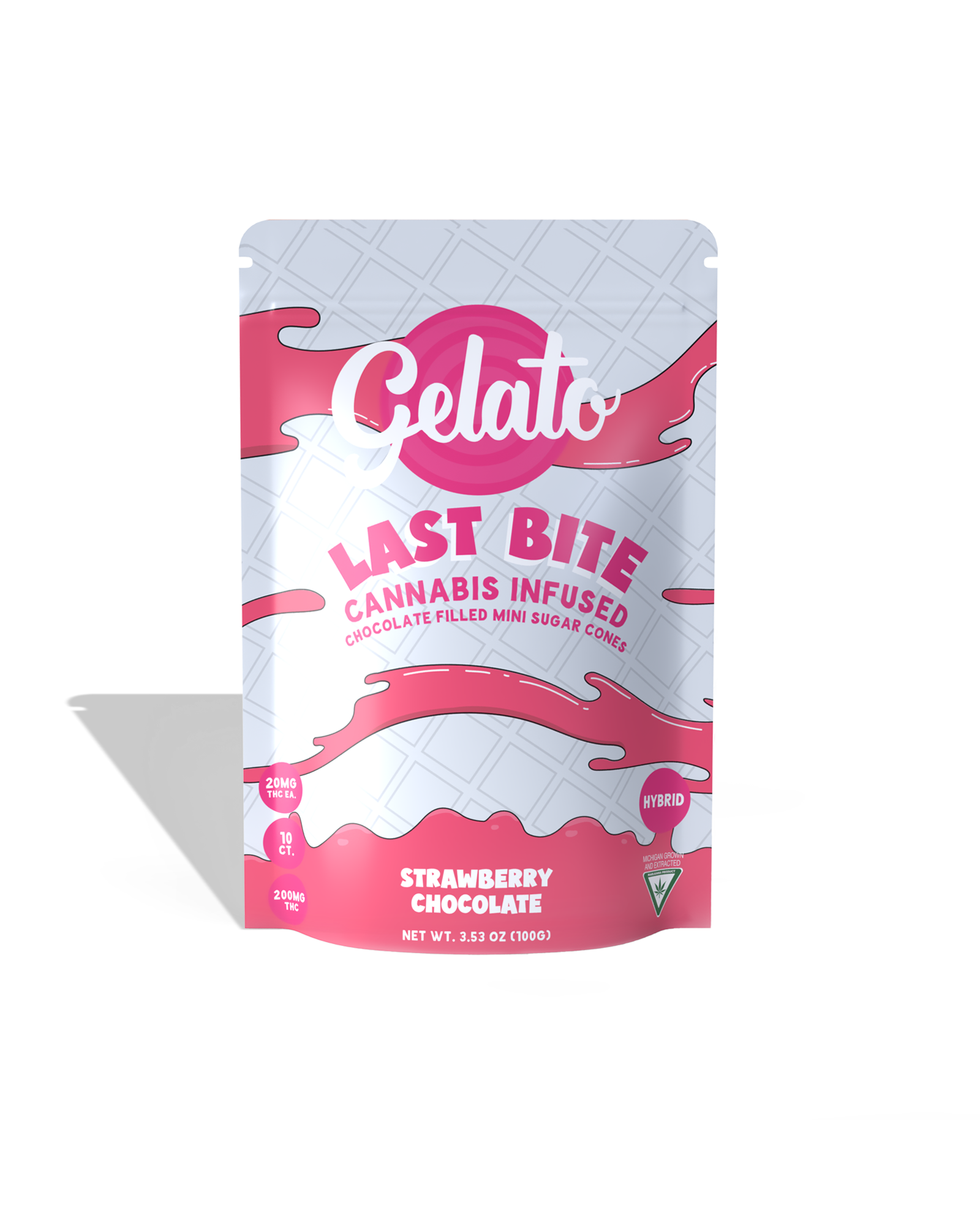 Last Bite Strawberry White Chocolate 200mg, 1 of 1