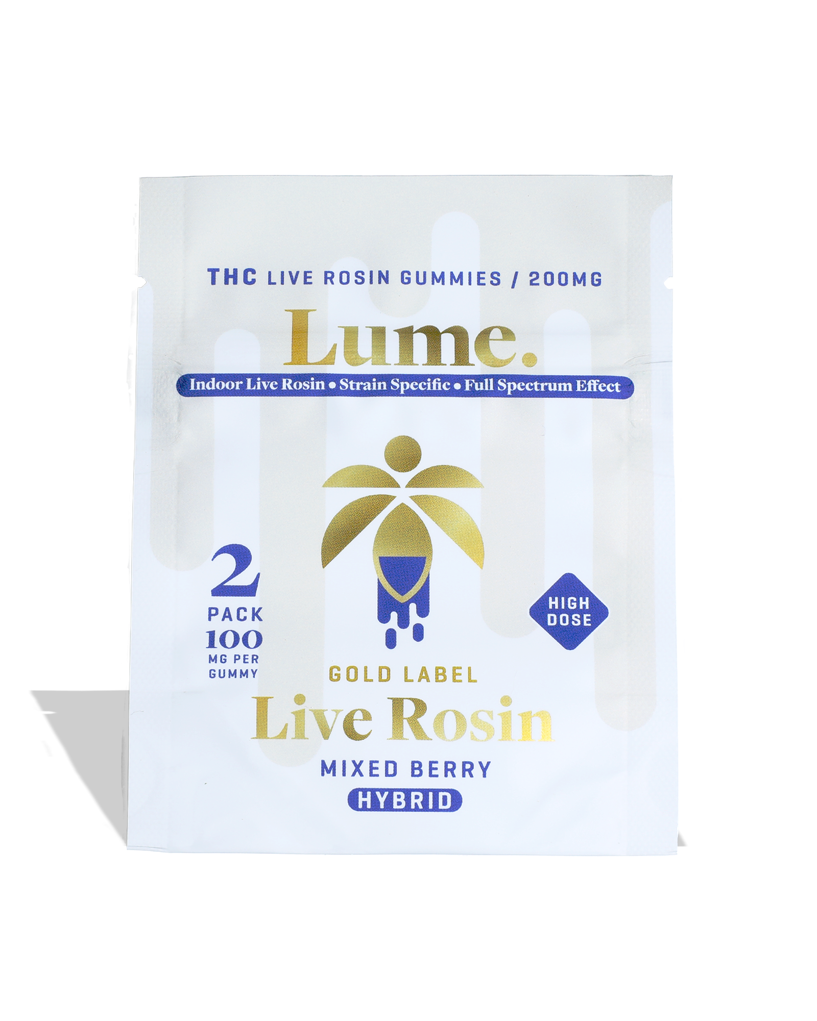 Mixed Berry High Dose Live Rosin Gummies 2x100mg, 1 of 1