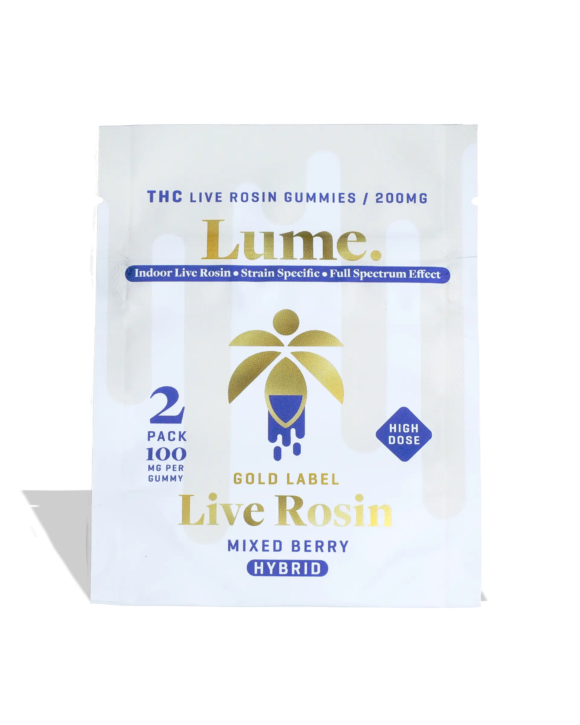 Mixed Berry High Dose Live Rosin Gummies 2x100mg