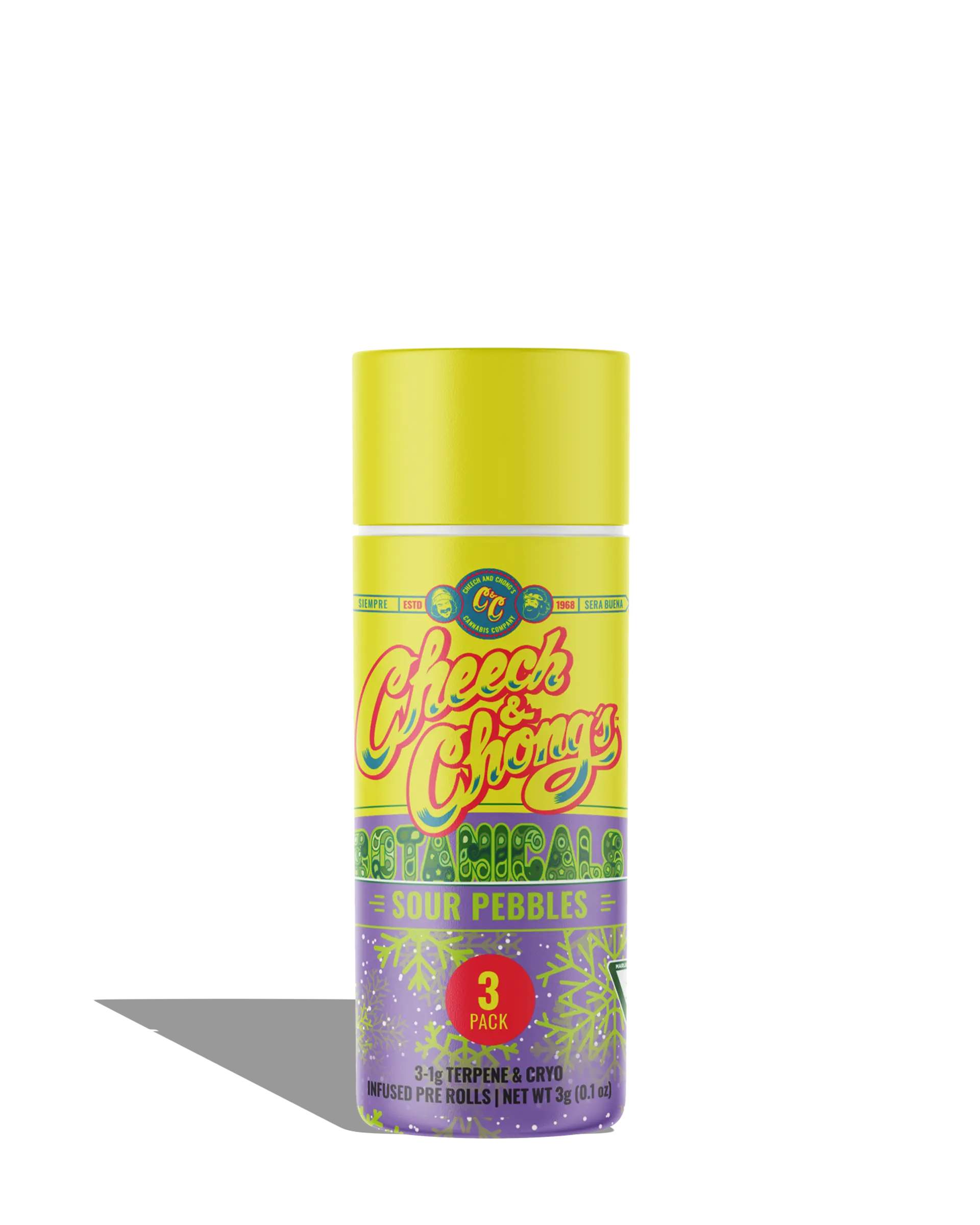 Sour Pebbles Cryos Infused Preroll 3-pack