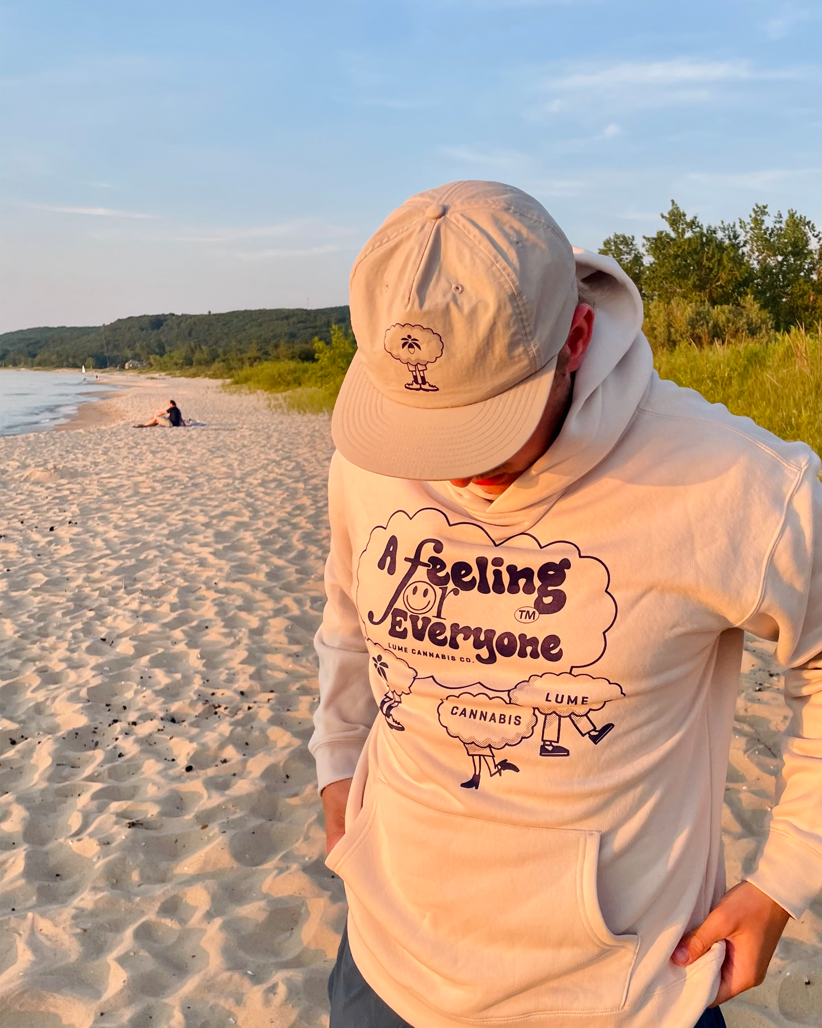 Lume Hoodie - A Feeling For Everyone - Bone (xl), 2 of 2