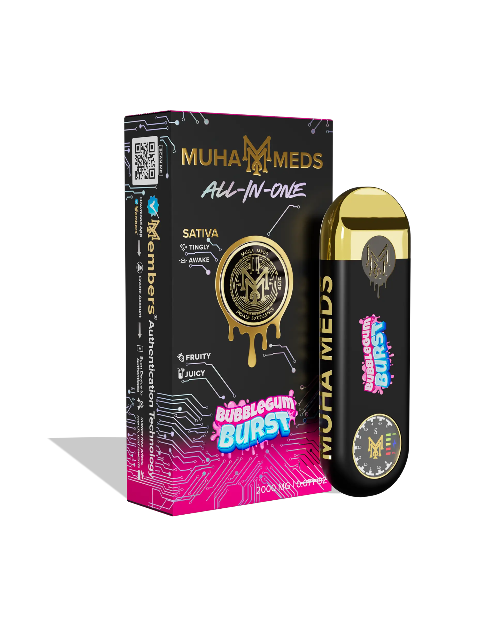 Bubble Gum Burst Disposable Cart 2g