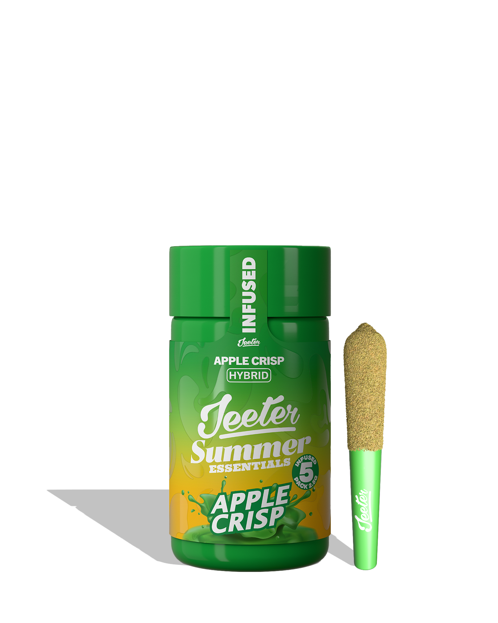 Live Rosin Enhanced Baby Jeeter Apple Crisp Infused Preroll 5-pack, 1 of 1