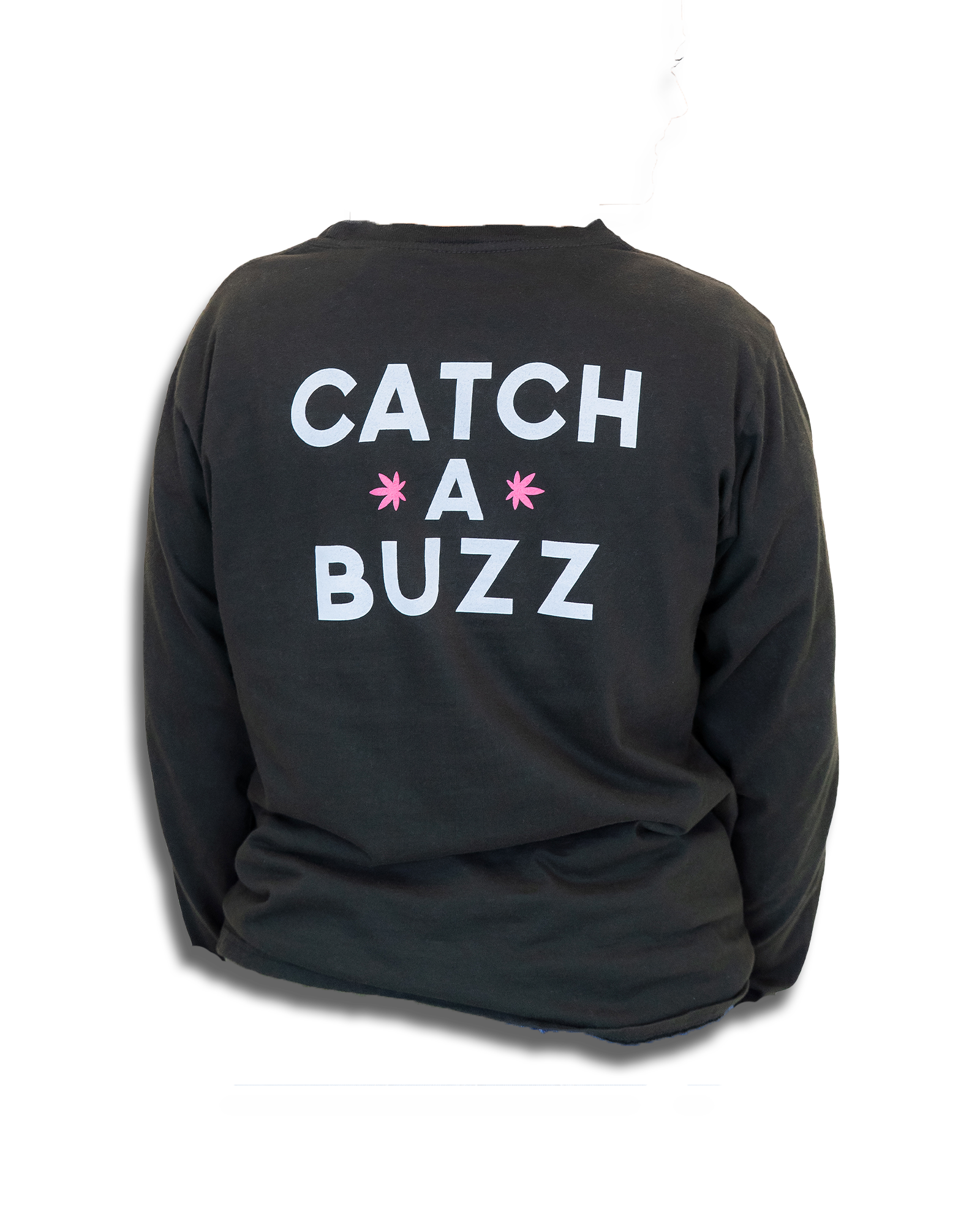 Catch A Buzz Long Sleeve T-shirt - Reactive Black (M), 2 of 2