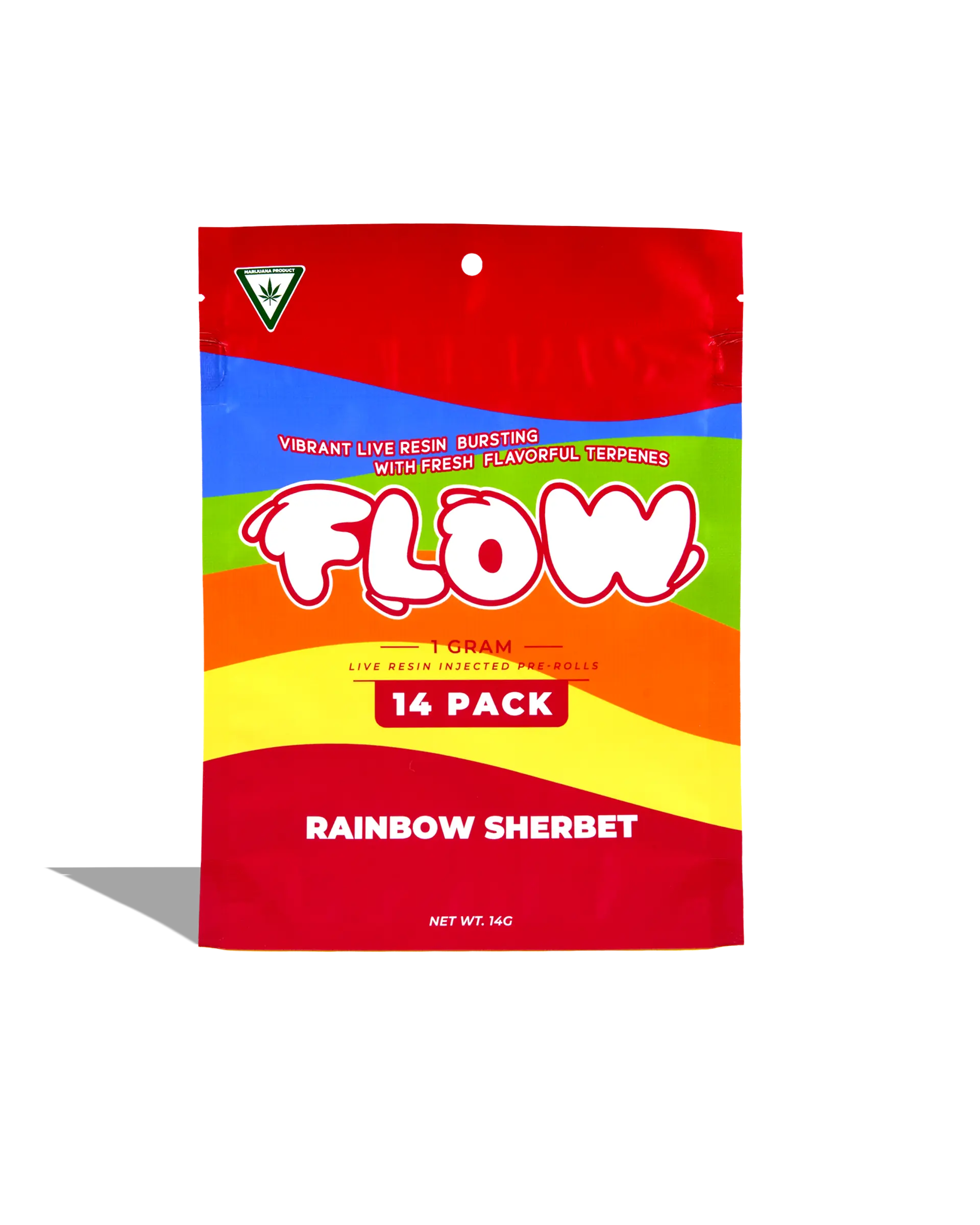 Rainbow Sherbet Live Resin Infused Preroll 14-pack