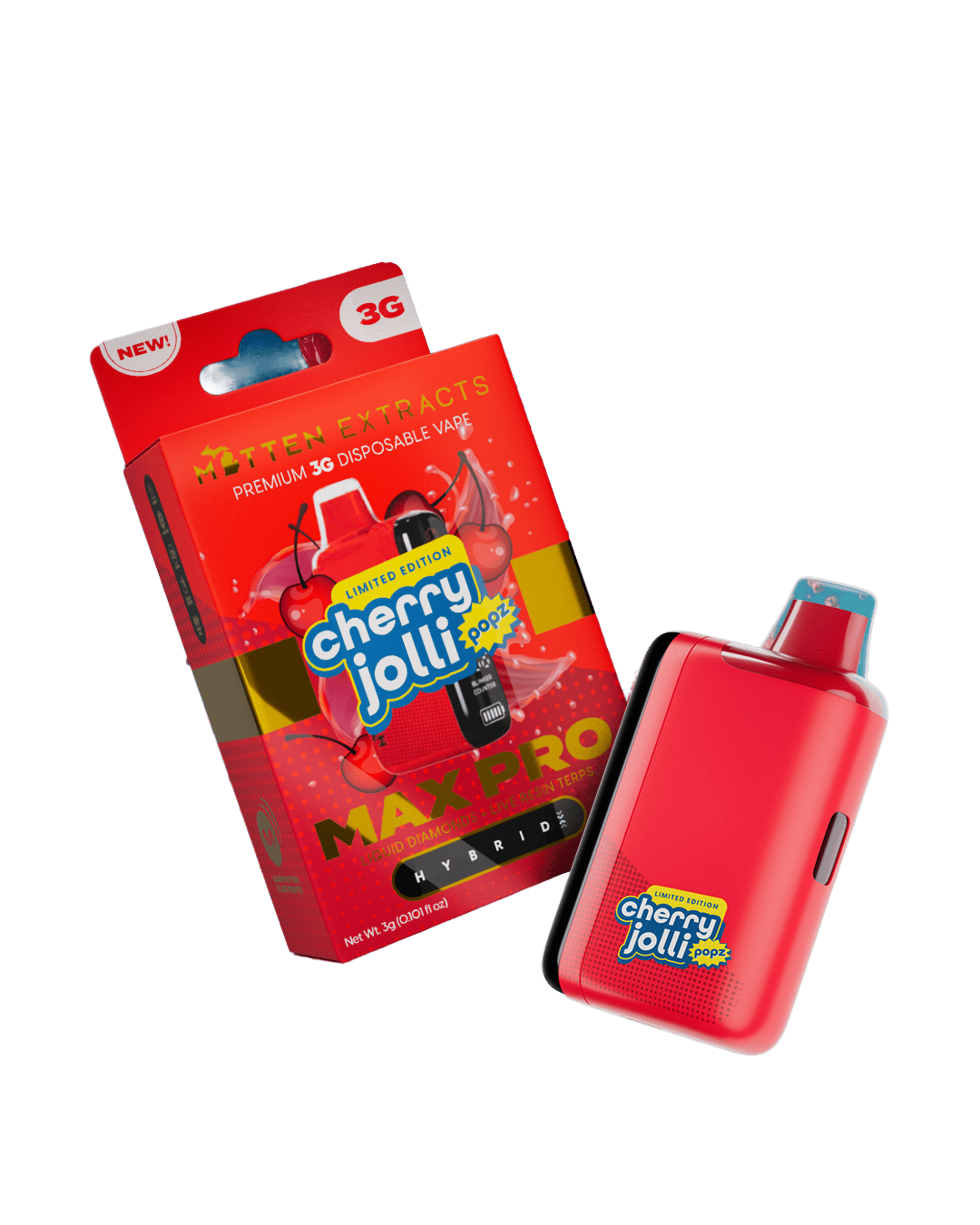 Cherry Jolli Popz Max Pro Disposable Cart 3g