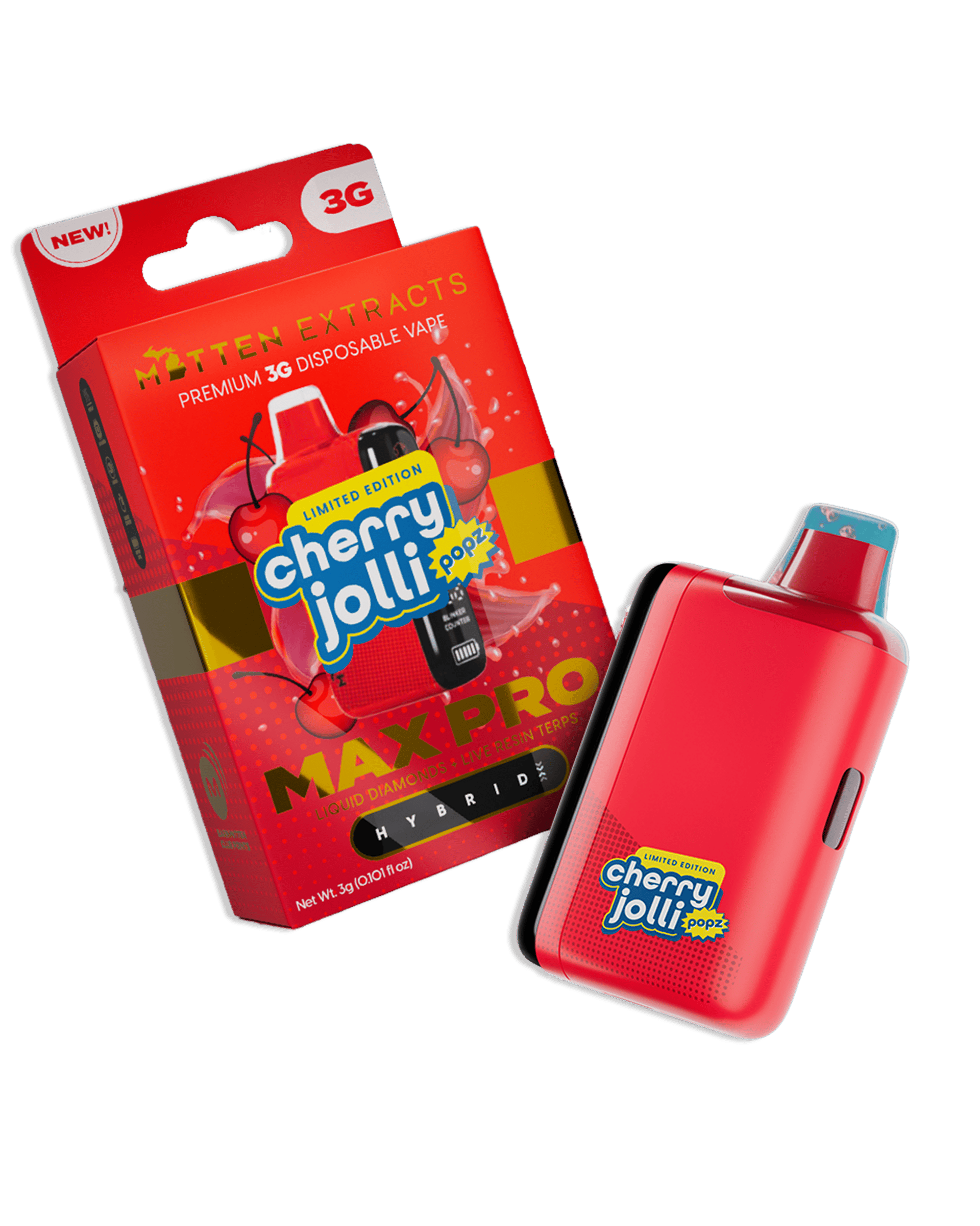 Cherry Jolli Popz Max Pro Disposable Cart 3g