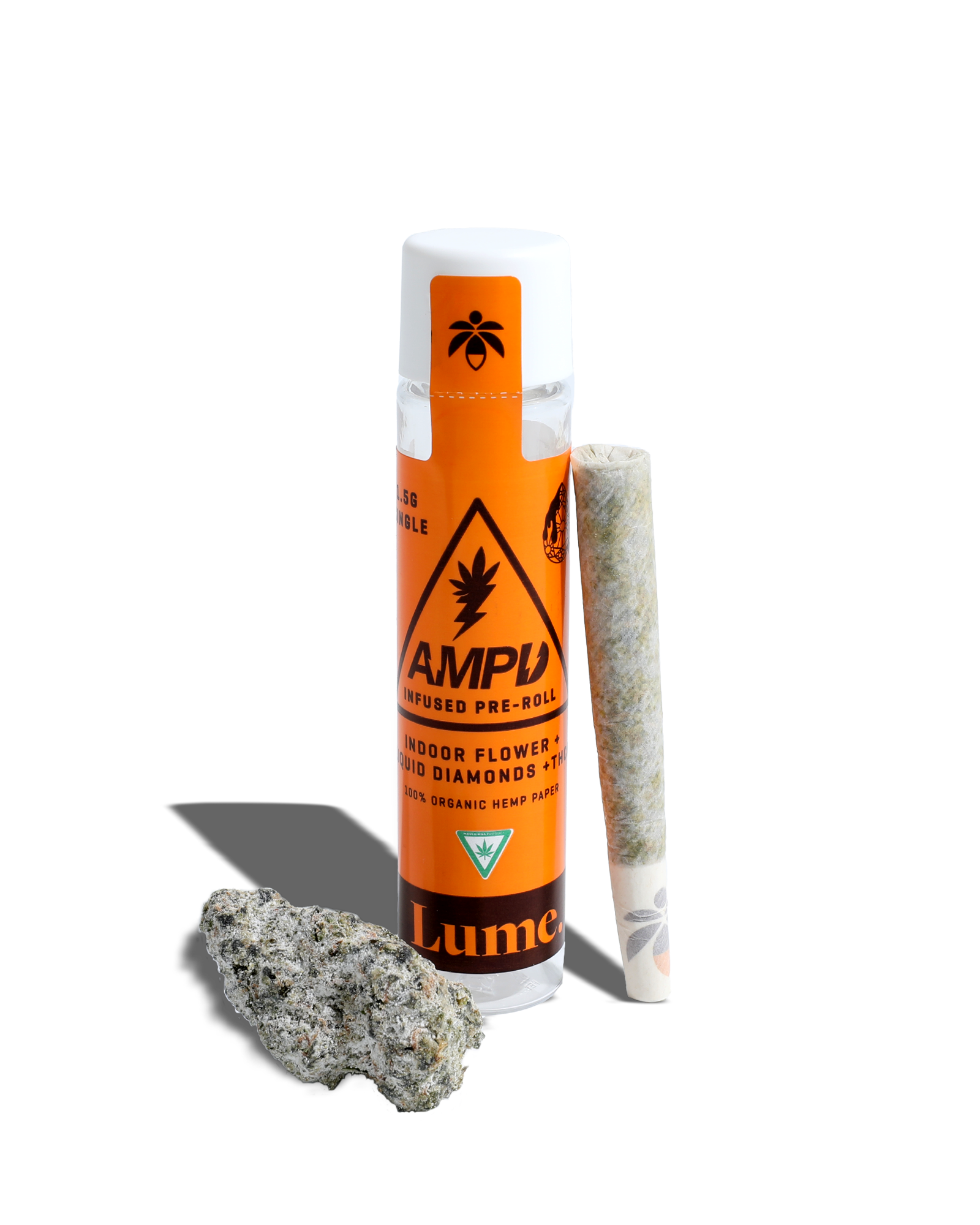 Dulce X Budder Nutter Amp'd Live Resin Infused Preroll 1.5g, 2 of 2