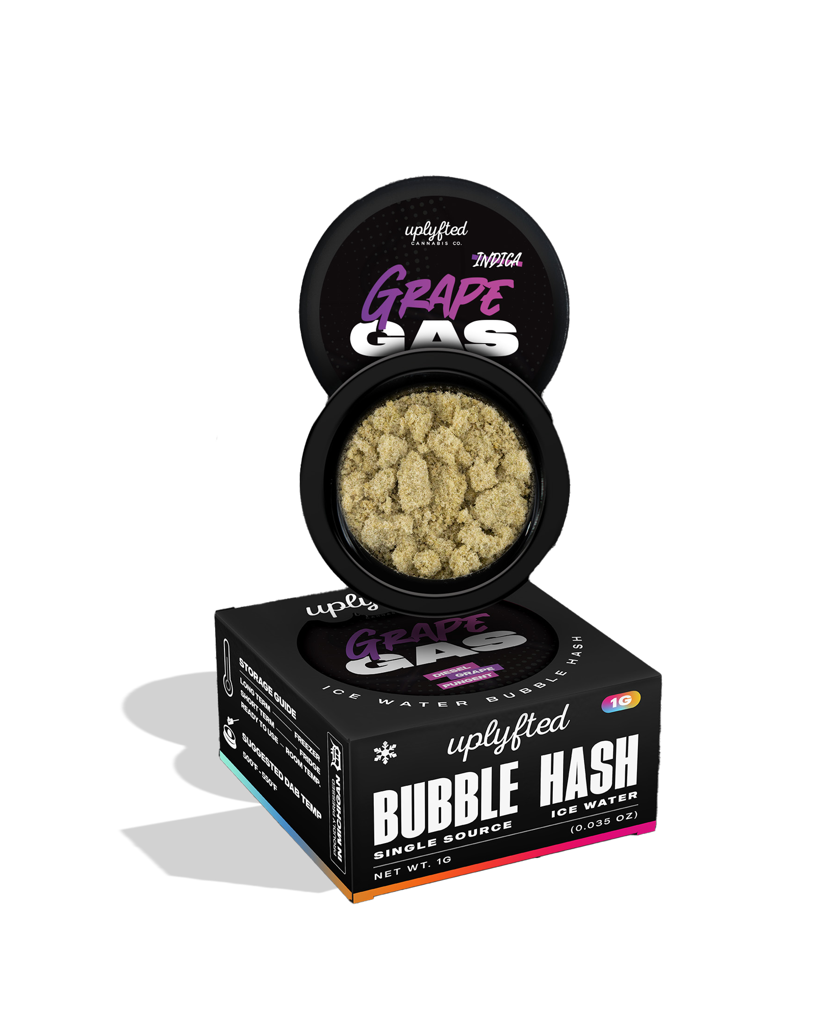 Grape Gas Bubble Hash 1g, 1 of 1