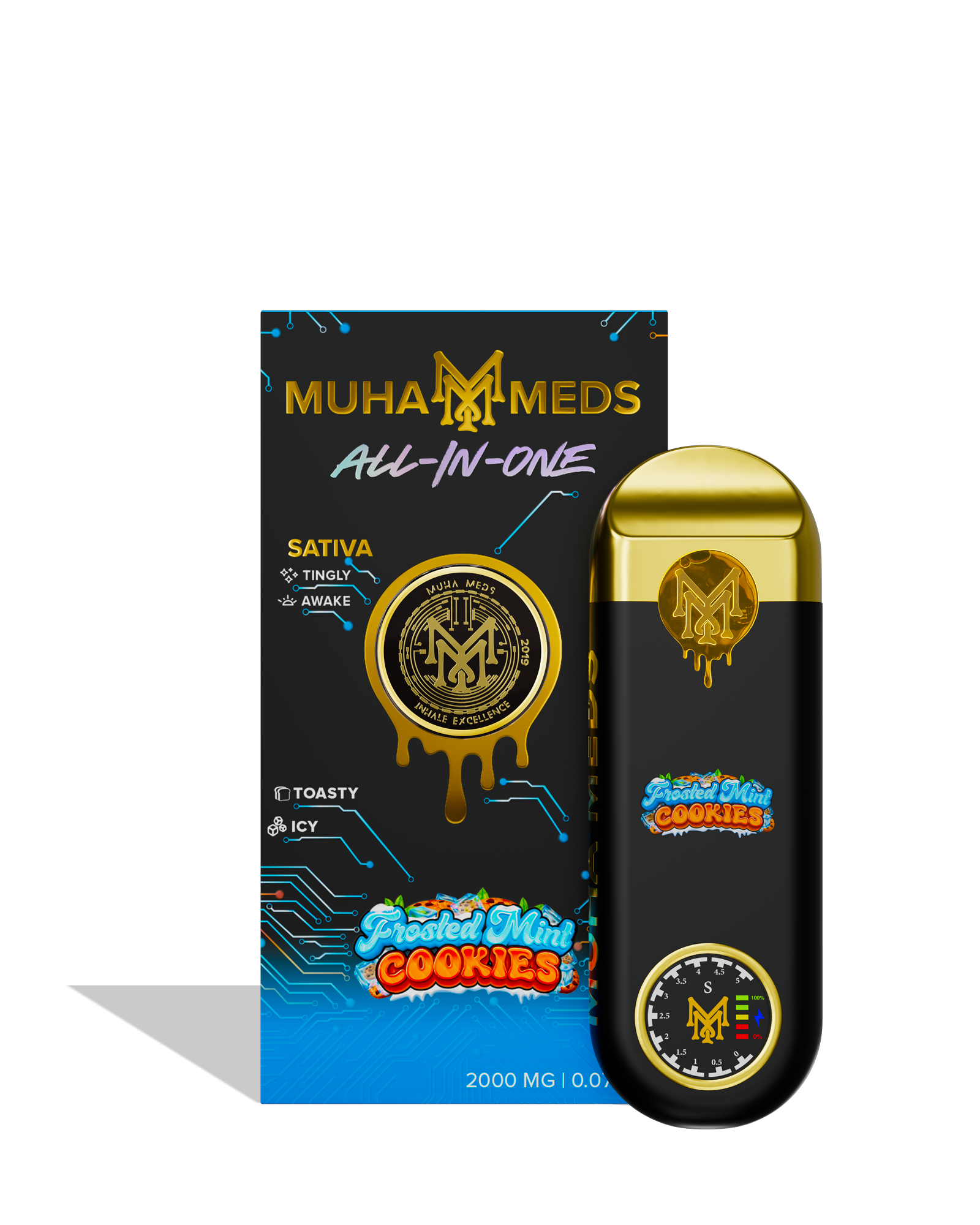 Frosted Mint Cookies Disposable Cart 2g, 1 of 1