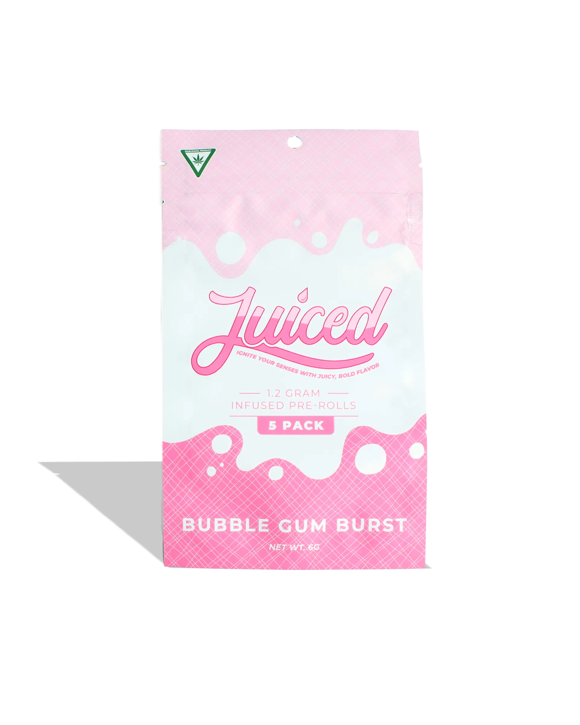 Bubble Gum Burst Infused Preroll 5-pack