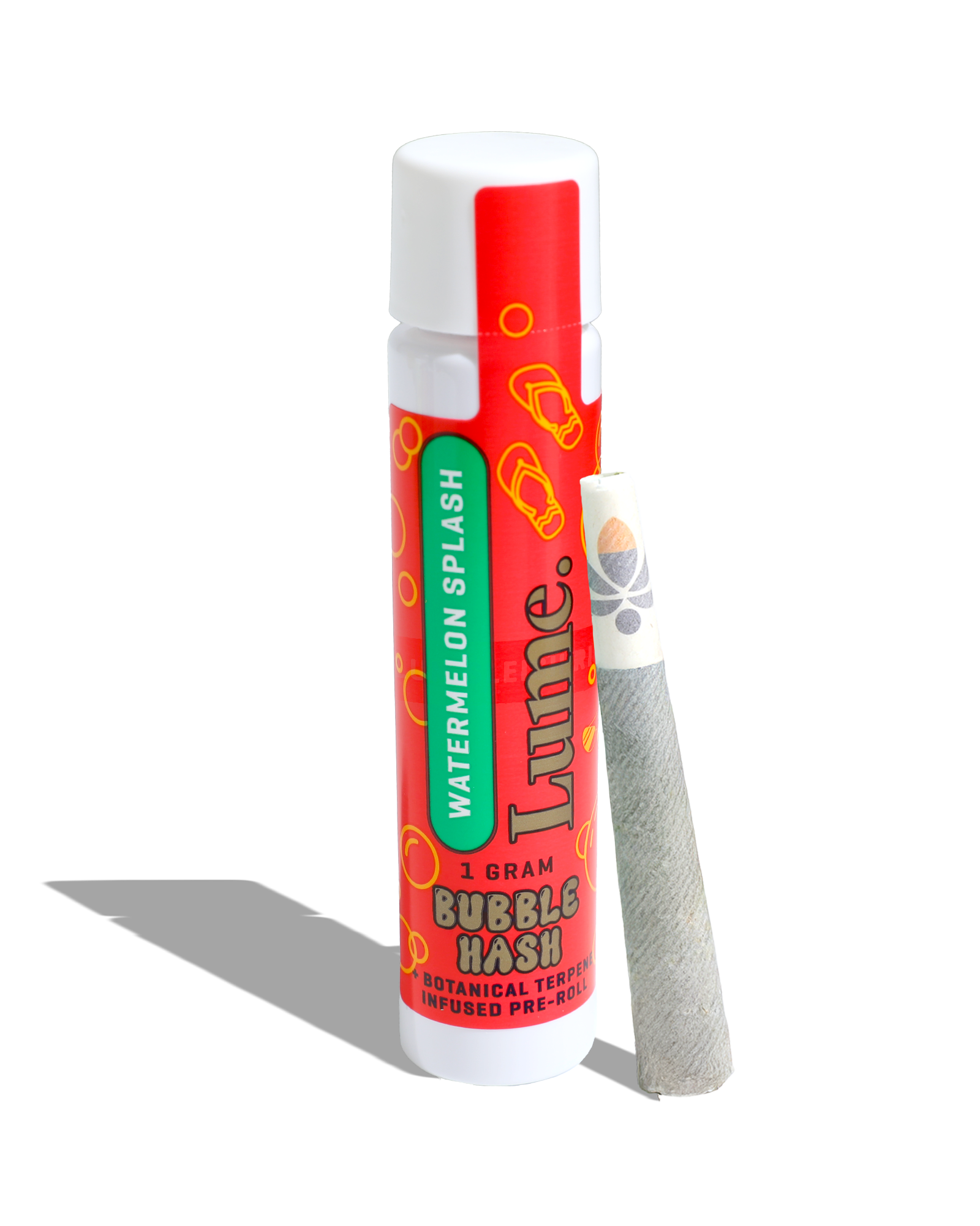 Watermelon Splash Bubble Hash Infused Preroll 1g, 1 of 1