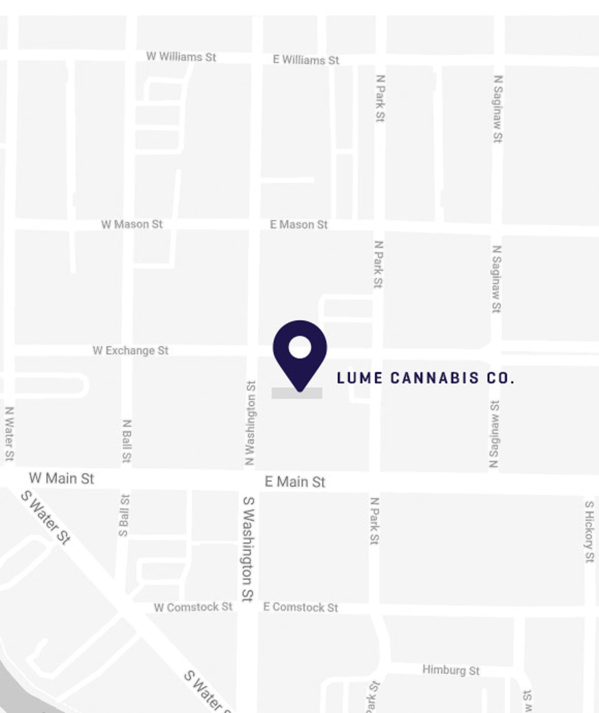 Location of Lume Cannabis dispensary in Owosso, MI