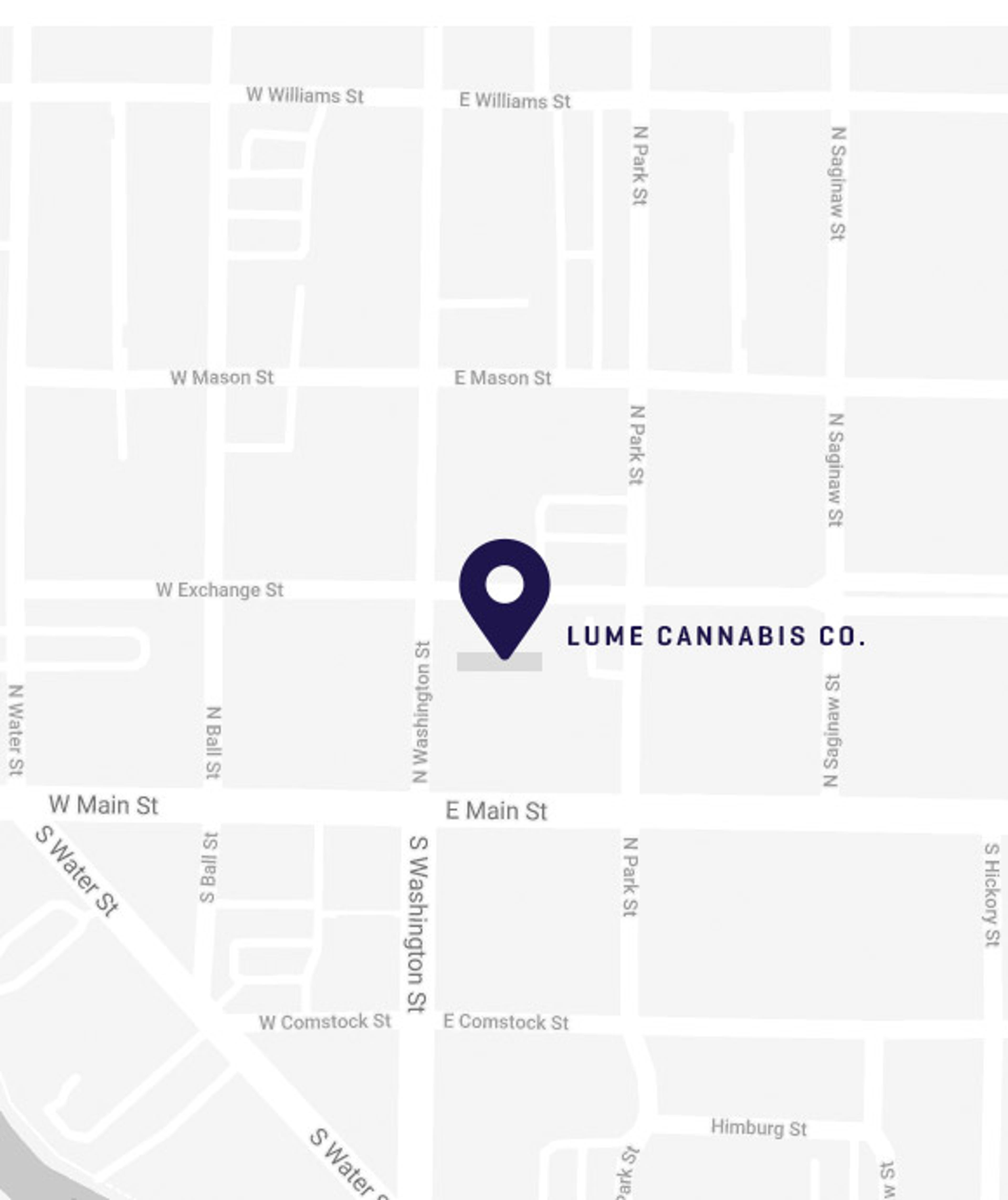 Location of Lume Cannabis dispensary in Owosso, MI