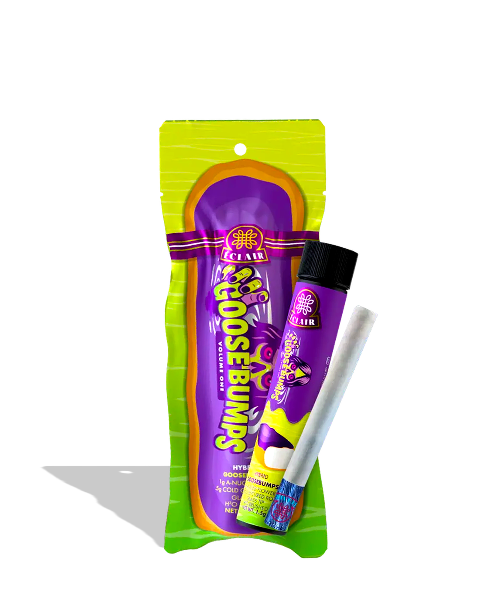 Goosebumps Eclair Hash Rosin Infused Preroll 1.5g, 1 of 1