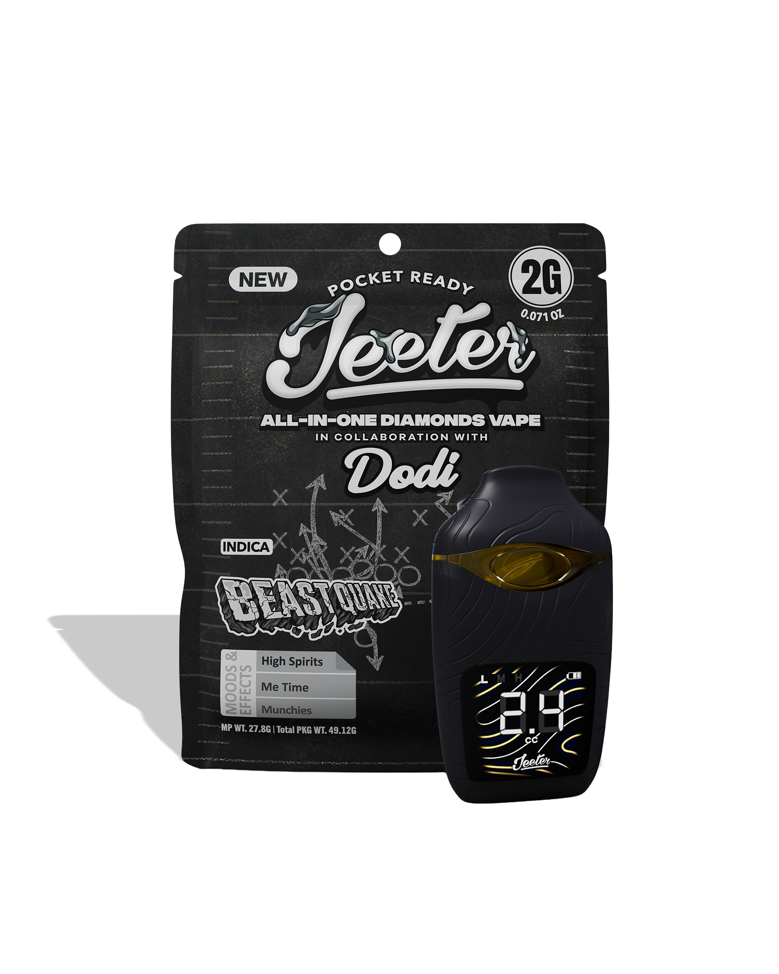 Beast Quake Disposable Cart 2g, 1 of 1