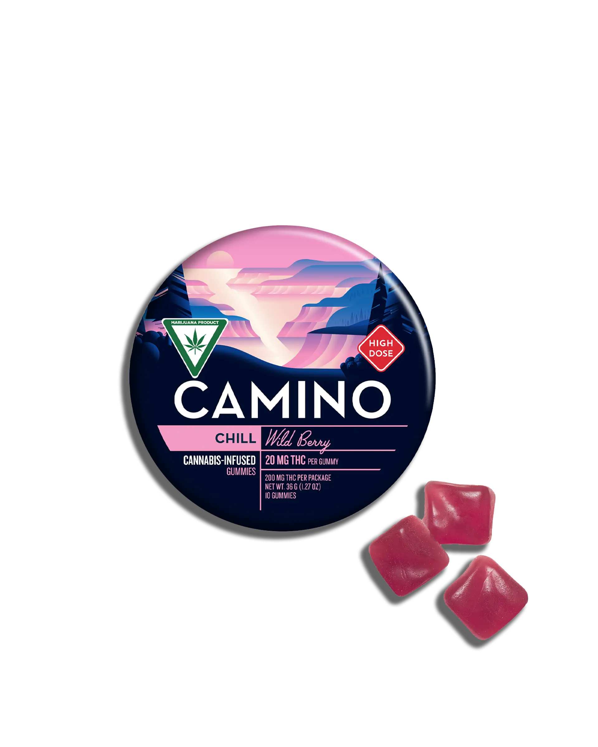 Wild Berry Gummies 10x20mg