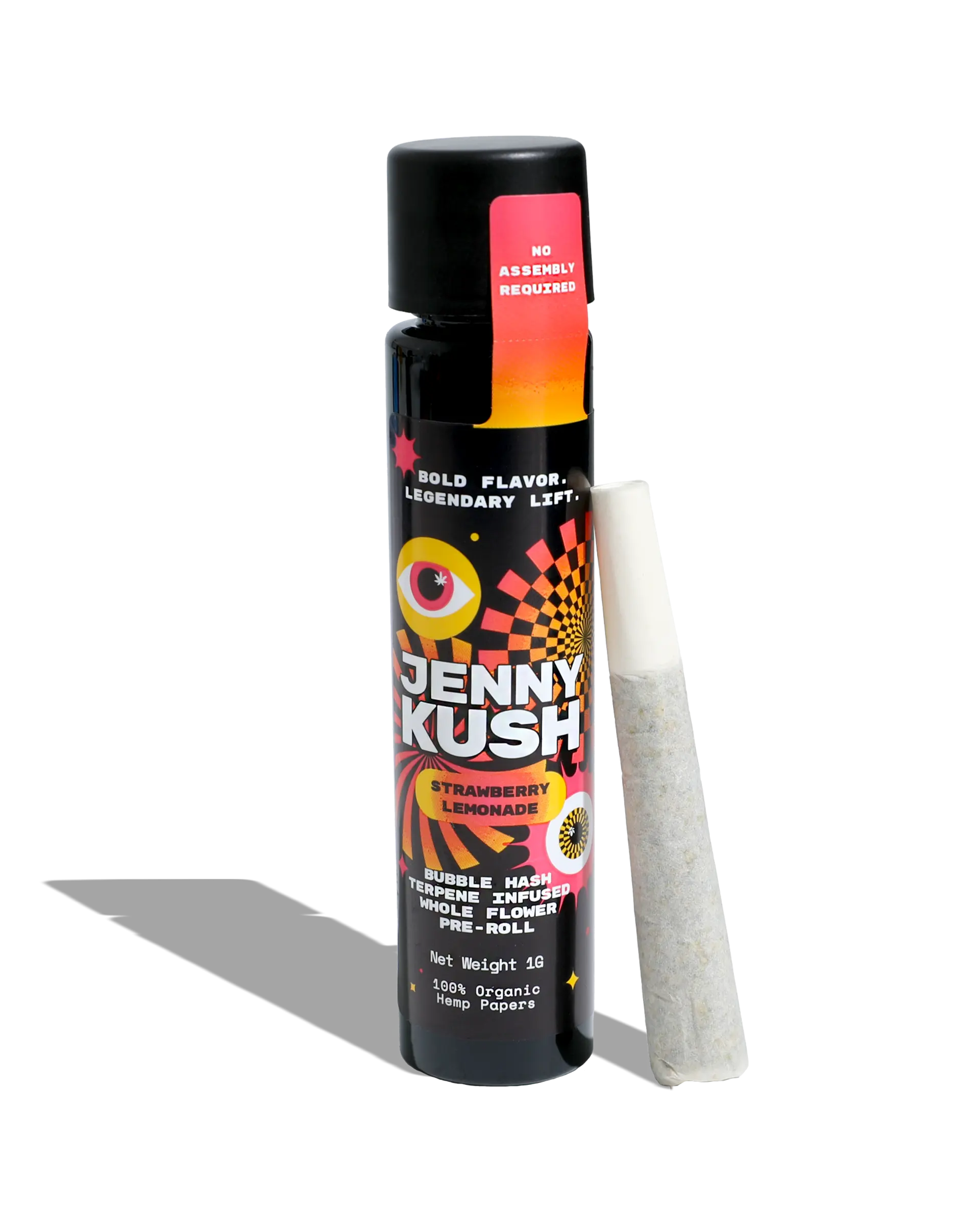 Jenny Kush X Strawberry Lemonade Bubble Hash Infused Preroll 1g