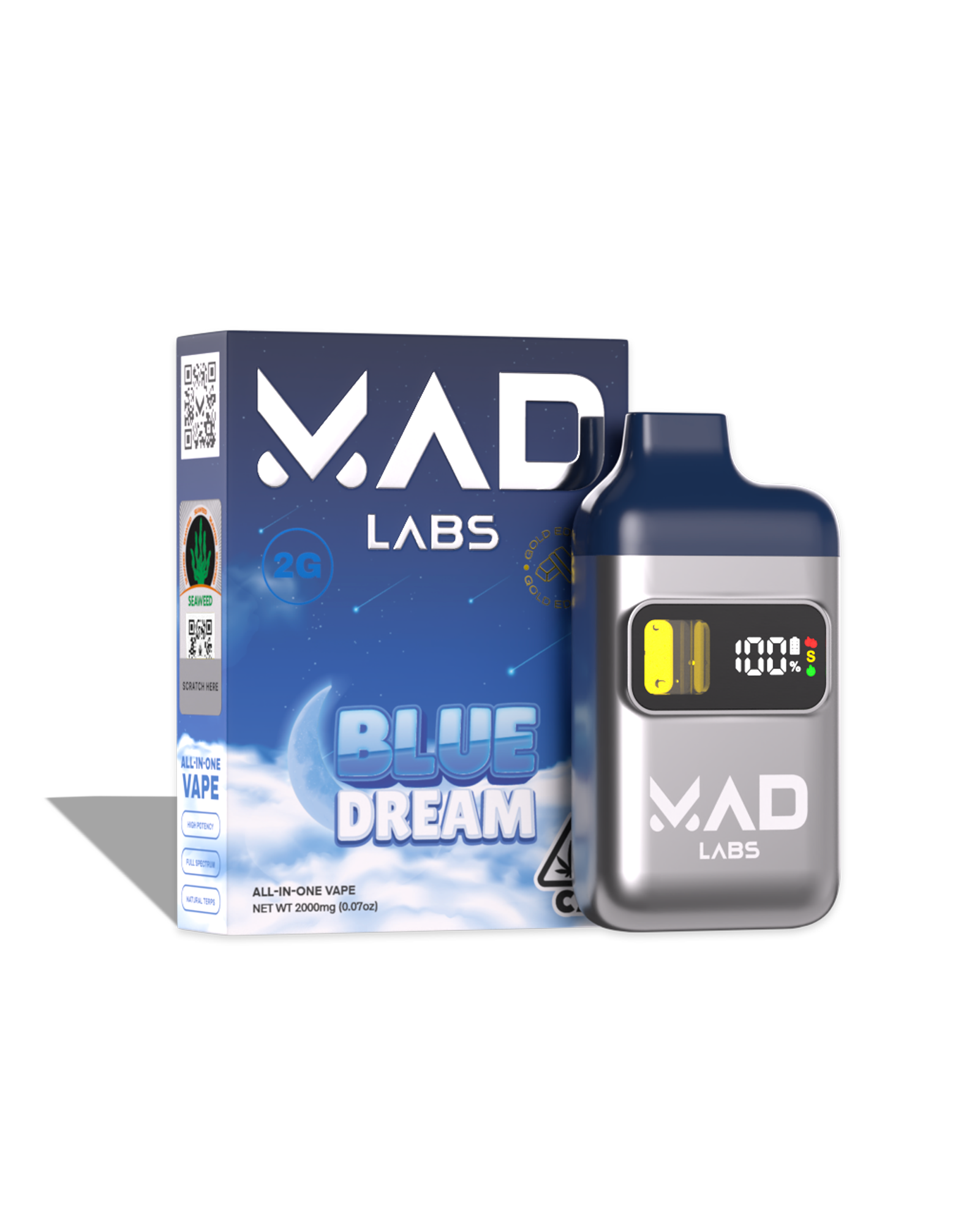 Blue Dream Disposable Cart 2g, 1 of 1