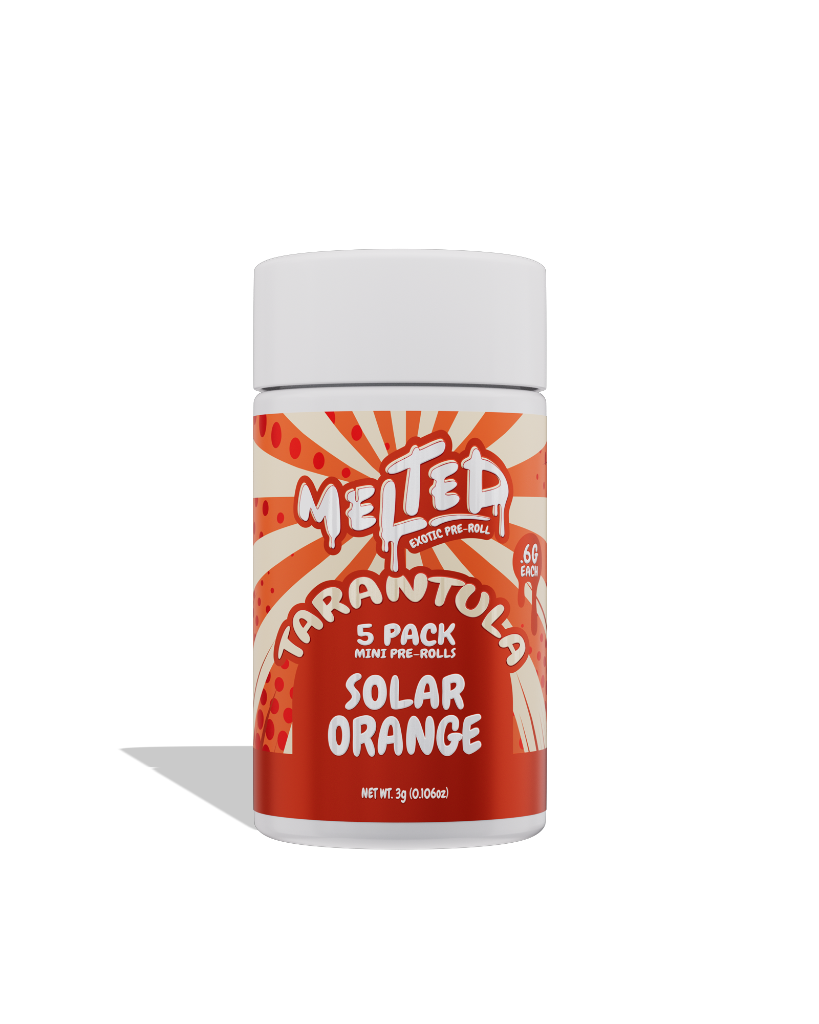 Solar Orange Tarantula Infused Preroll 5-pack, 1 of 1