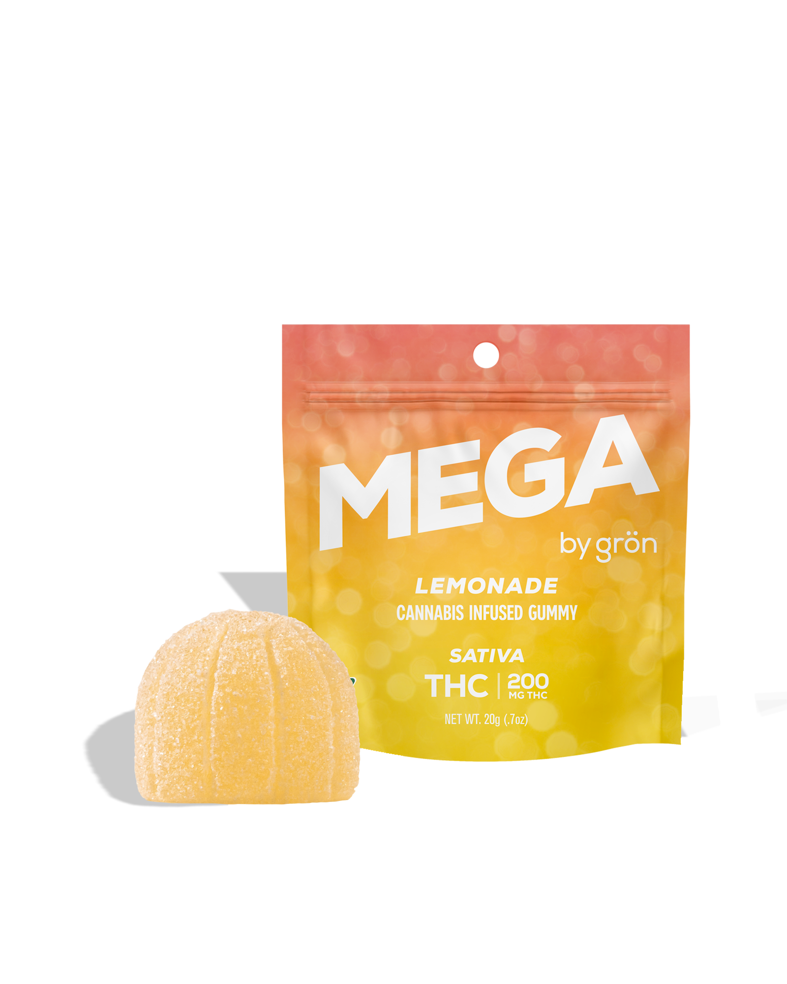 Lemonade Mega Gummy 200mg, 1 of 1