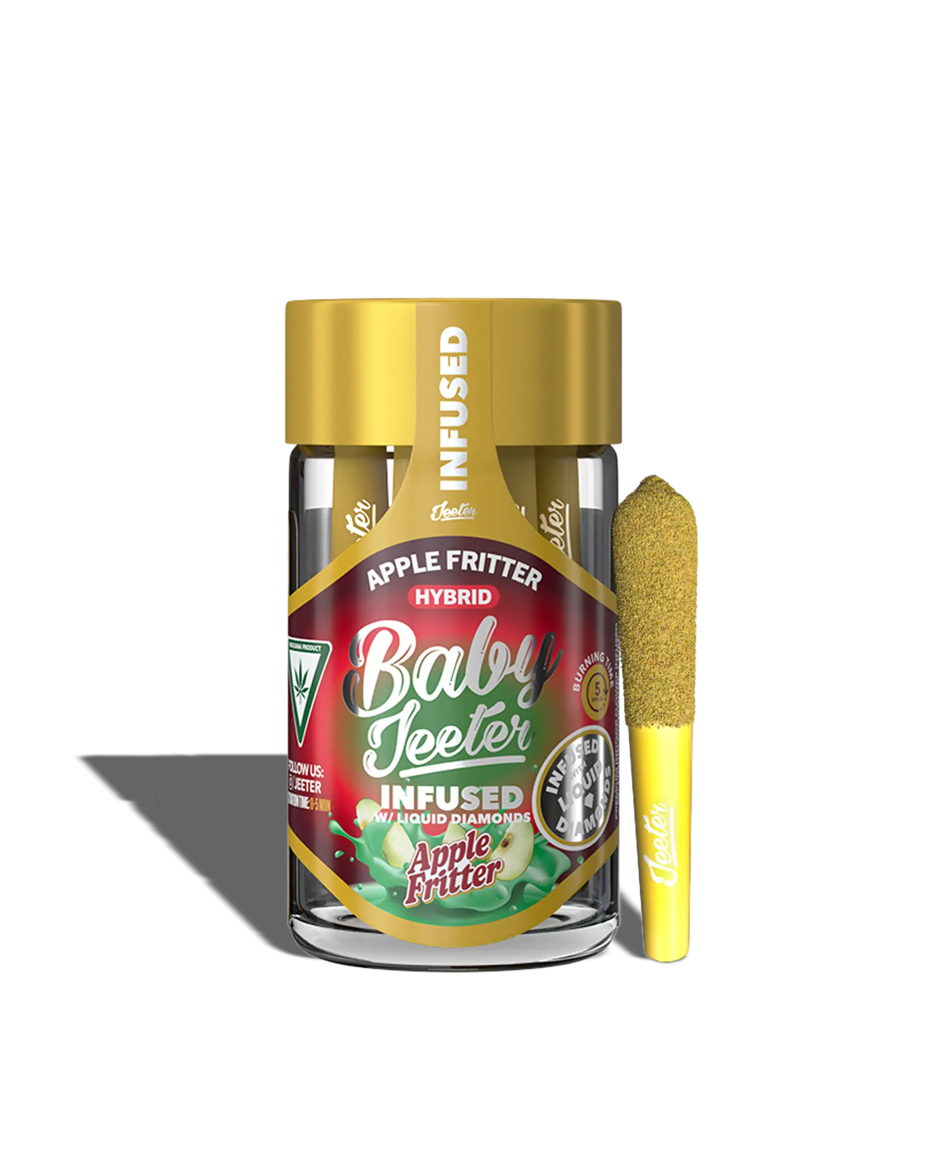 Baby Jeeter Apple Fritter Infused Preroll 5-pack