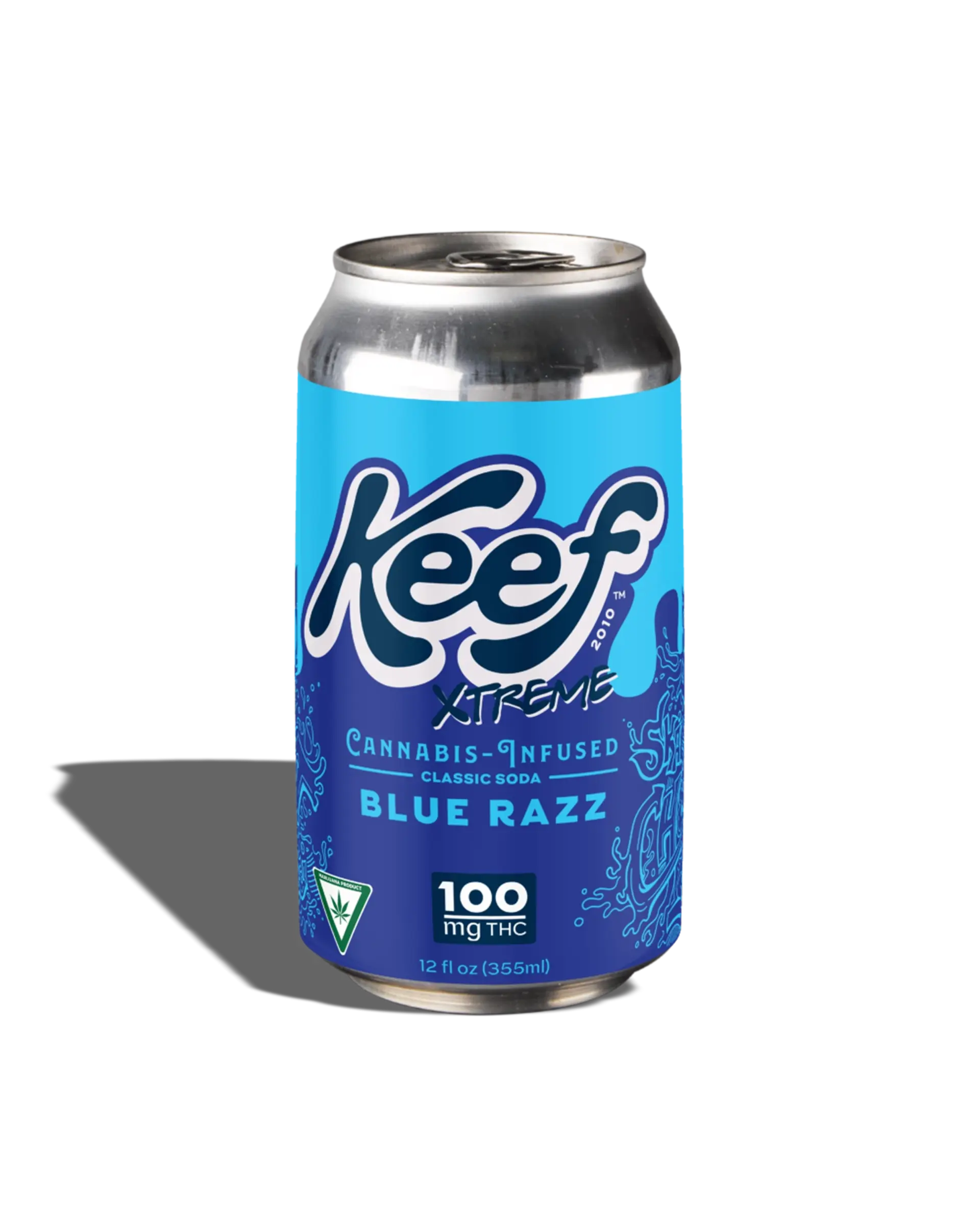 Blue Razz Cannabis Infused Soda 100mg