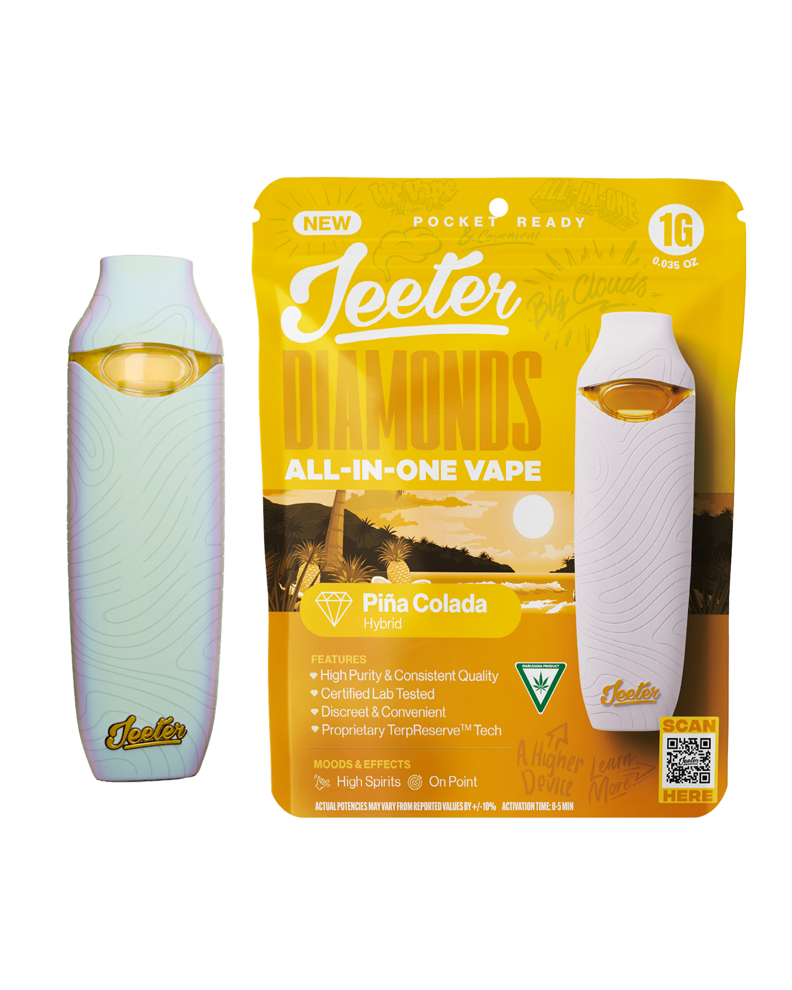 Pina Colada Disposable Cart 1g, 1 of 1