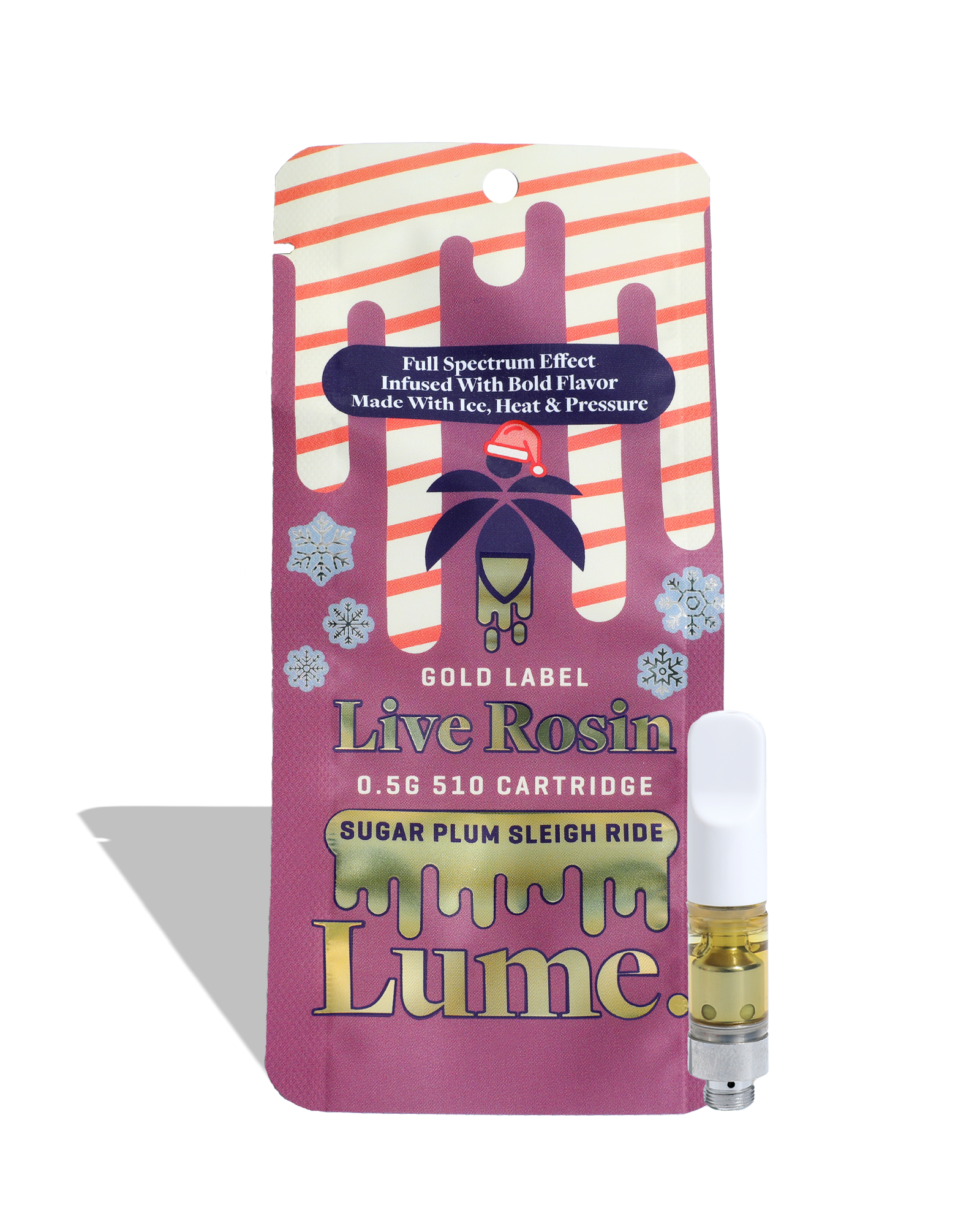 Sugar Plum Sleigh Ride Live Rosin Cart 0.5g, 1 of 1