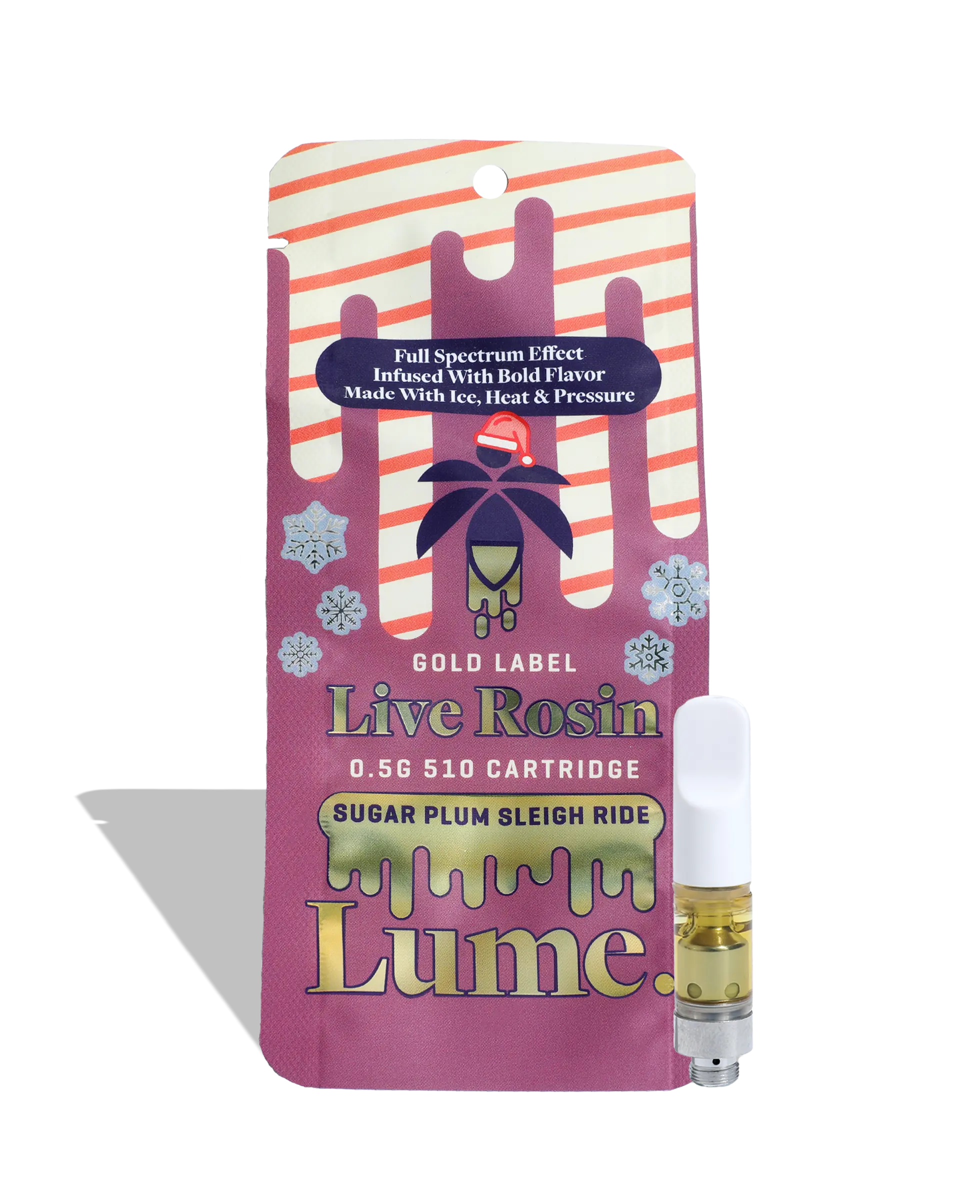 Sugar Plum Sleigh Ride Live Rosin Cart 0.5g