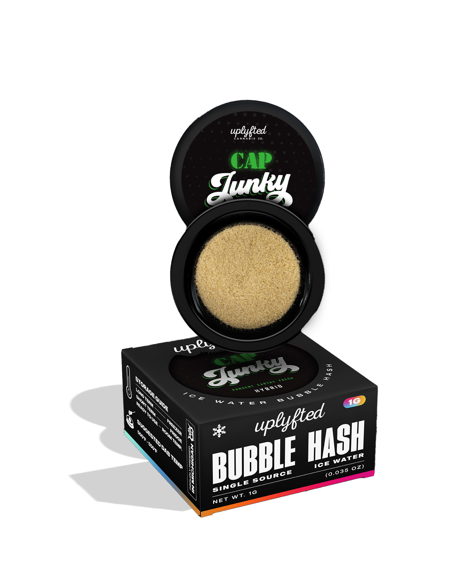 Cap Junky Bubble Hash 1g, 1 of 1