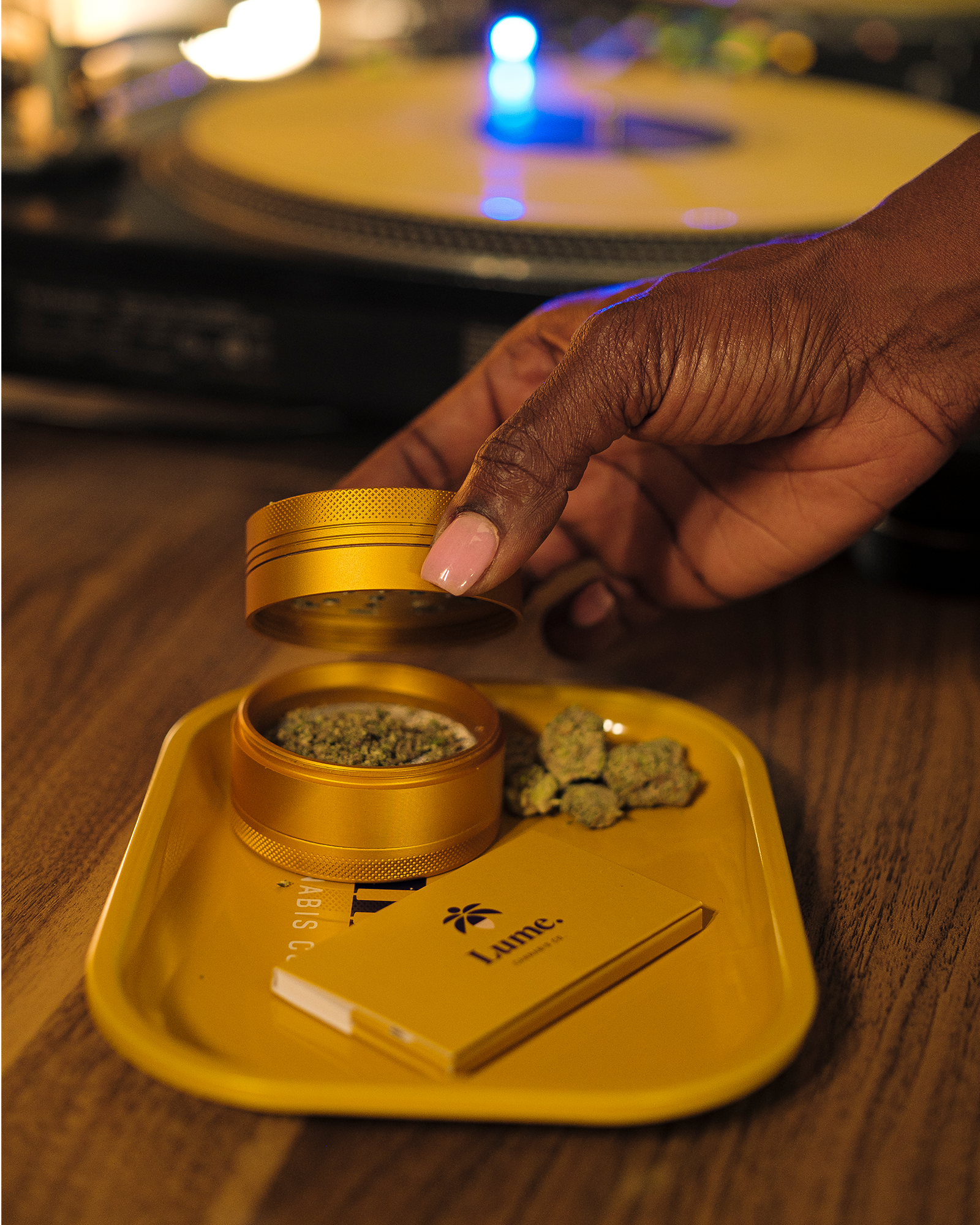 Lume Gold Grinder - 63mm, 5 of 5