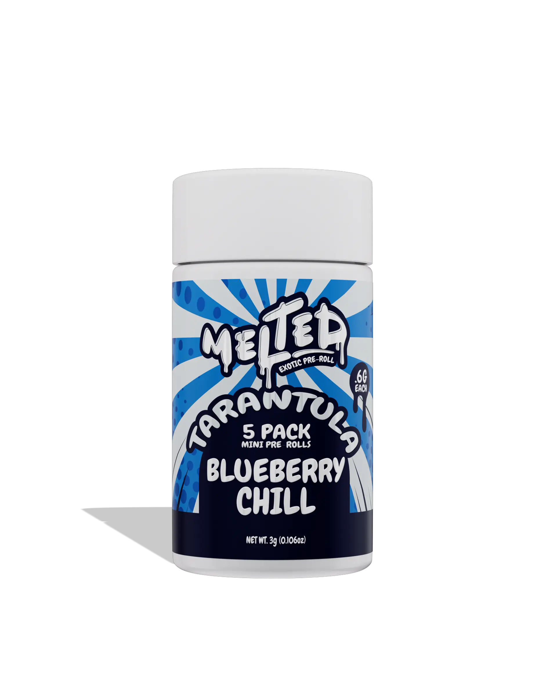 Blueberry Chill Tarantula Infused Preroll 5-pack
