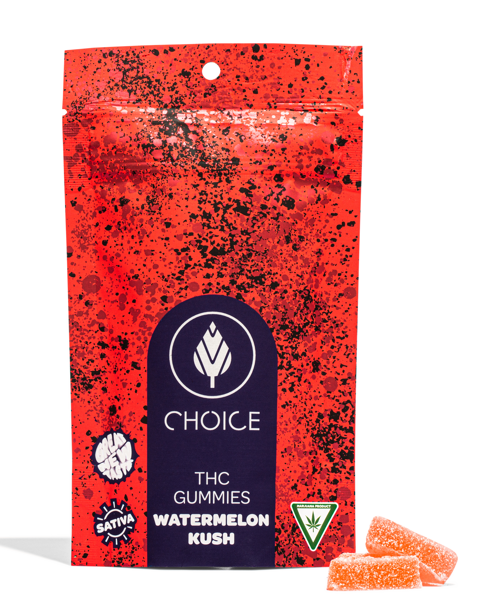 Watermelon Kush Soft Chew 10x10mg, 2 of 3