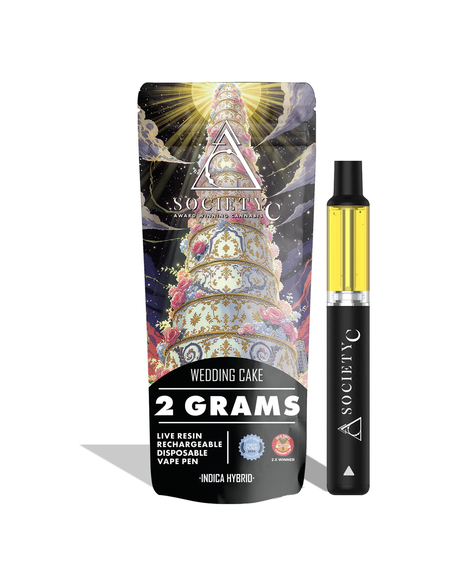 Wedding Cake Live Resin Disposable Cart 2g