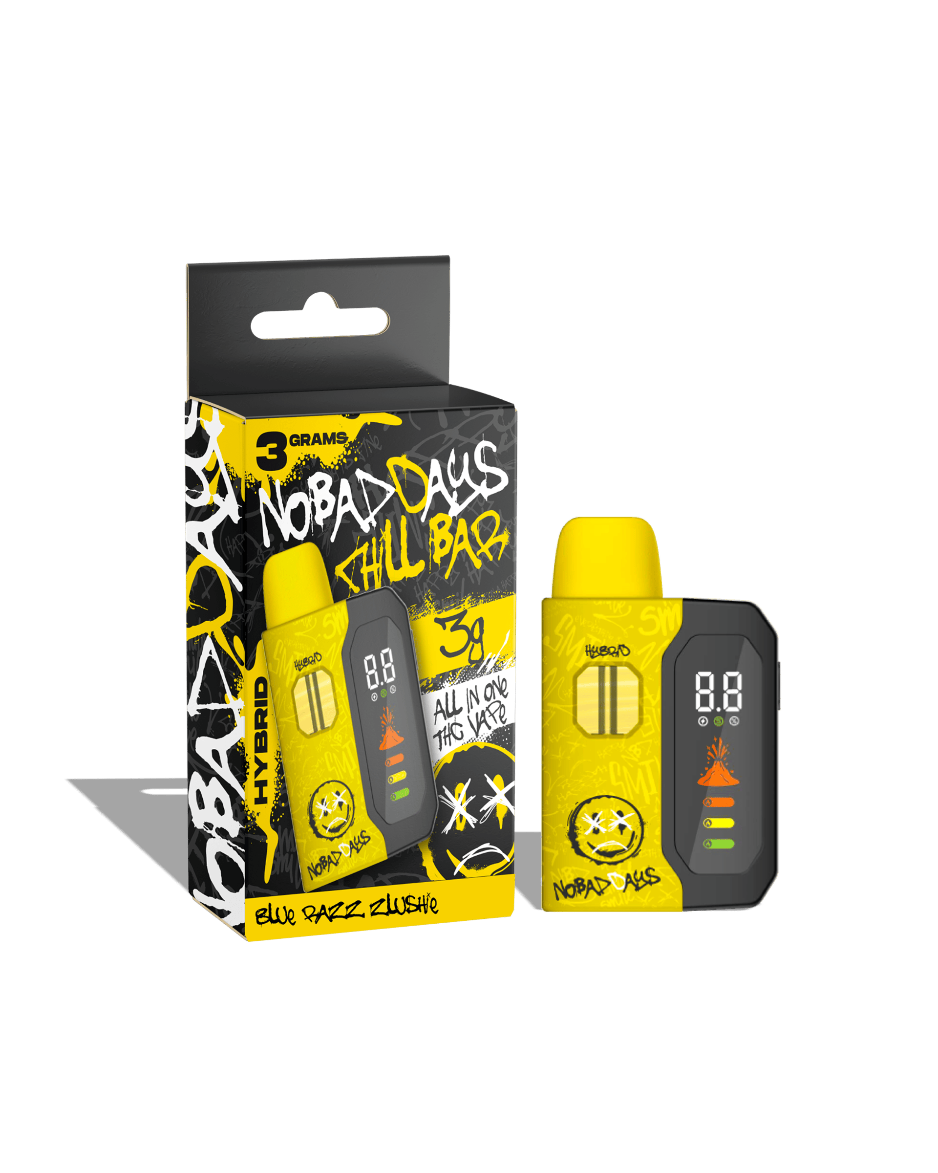 Blue Razz Zlushie Disposable Cart 3g