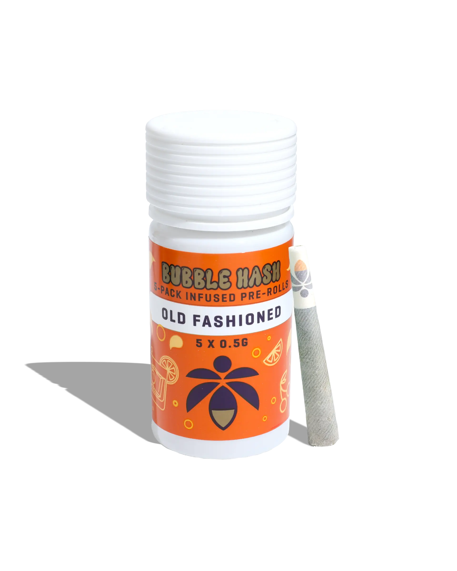 Old Fashioned Bubble Hash Infused Preroll 5-pack