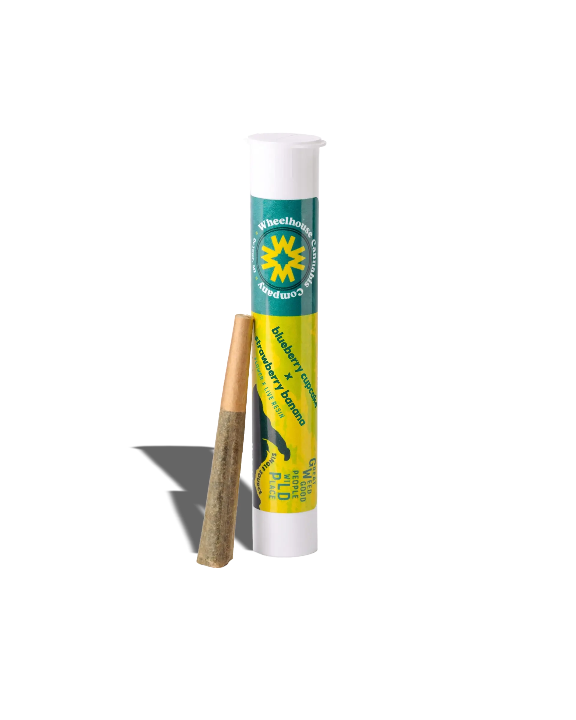 Blueberry Cupcake X Strawberry Banana Live Resin Infused Preroll 1g