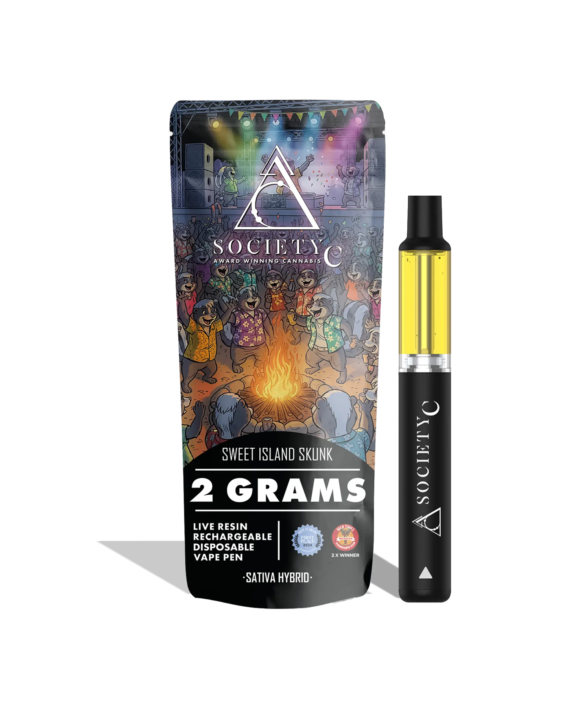 Sweet Island Skunk Live Resin Disposable Cart 2g