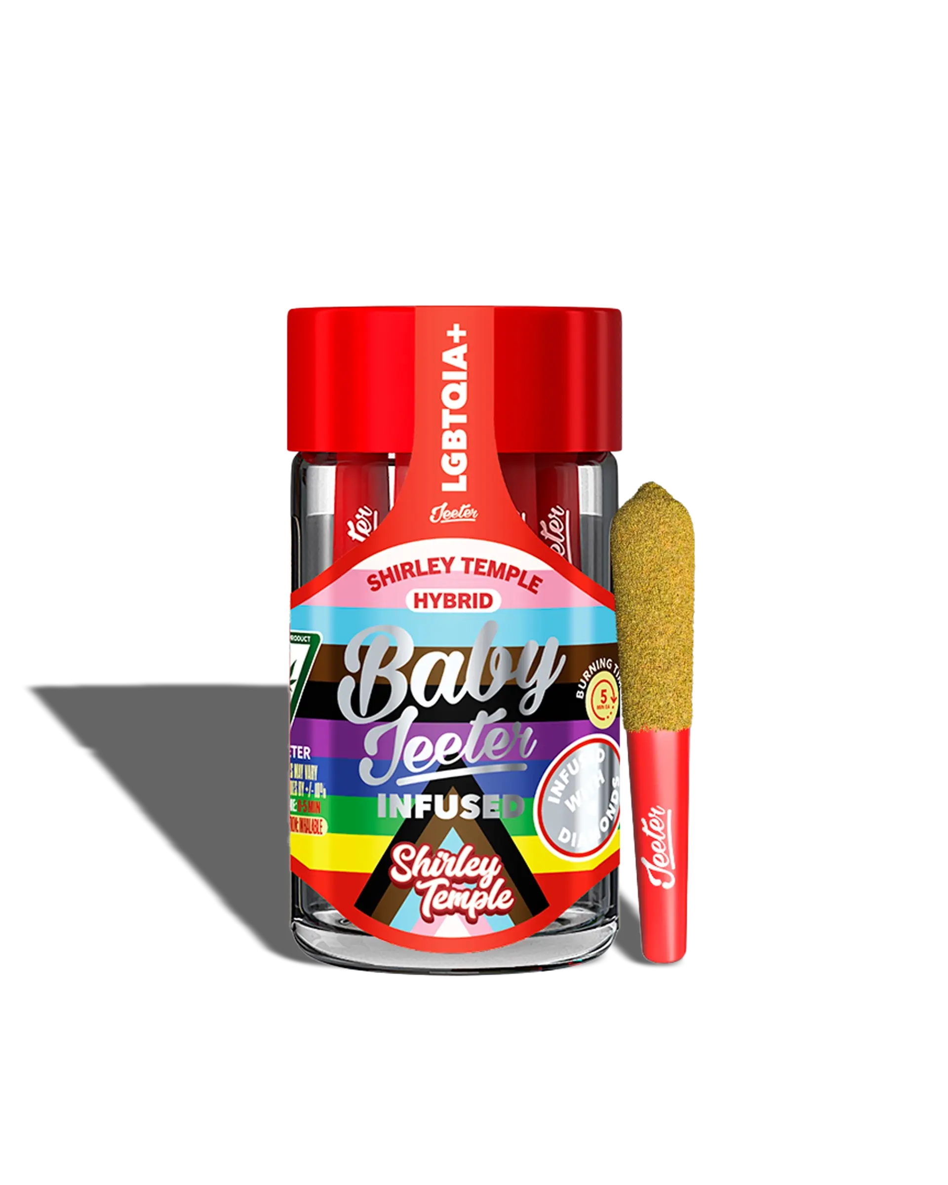 Baby Jeeter Shirley Temple Infused Preroll 5-pack